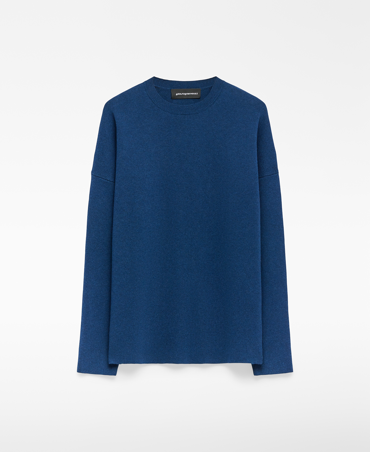 Relaxed fit heather sweater man image number 4