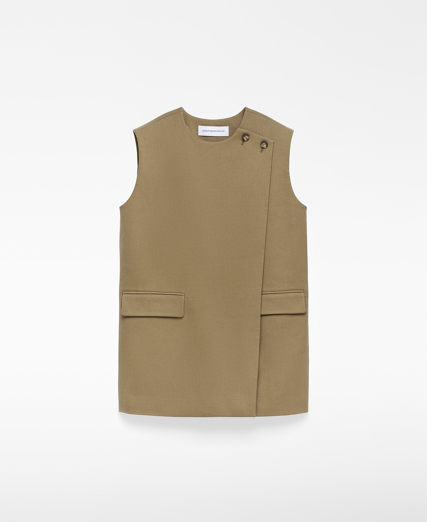 Cross-front vest woman image number 4