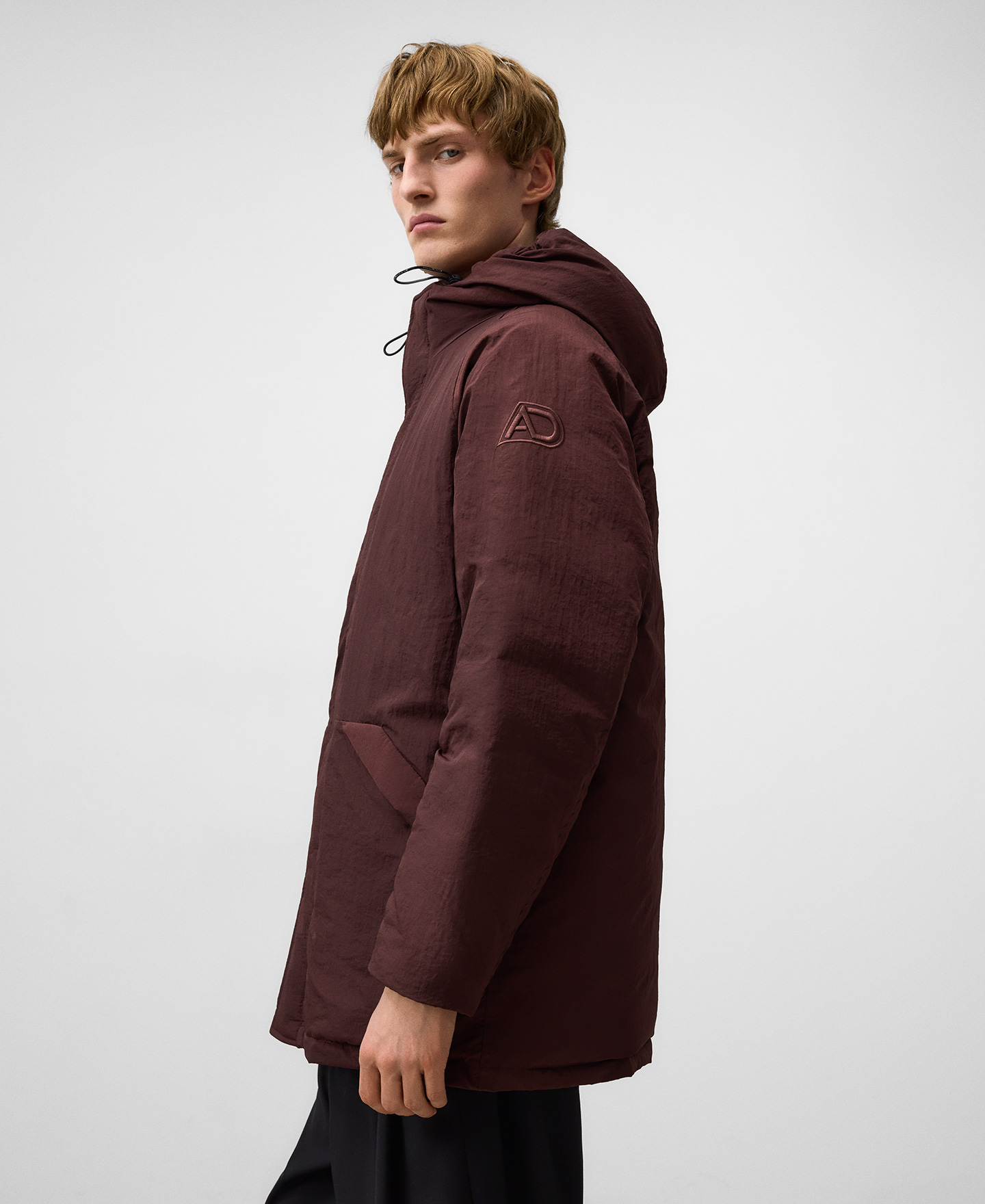 Padded parka with hood man image number 3