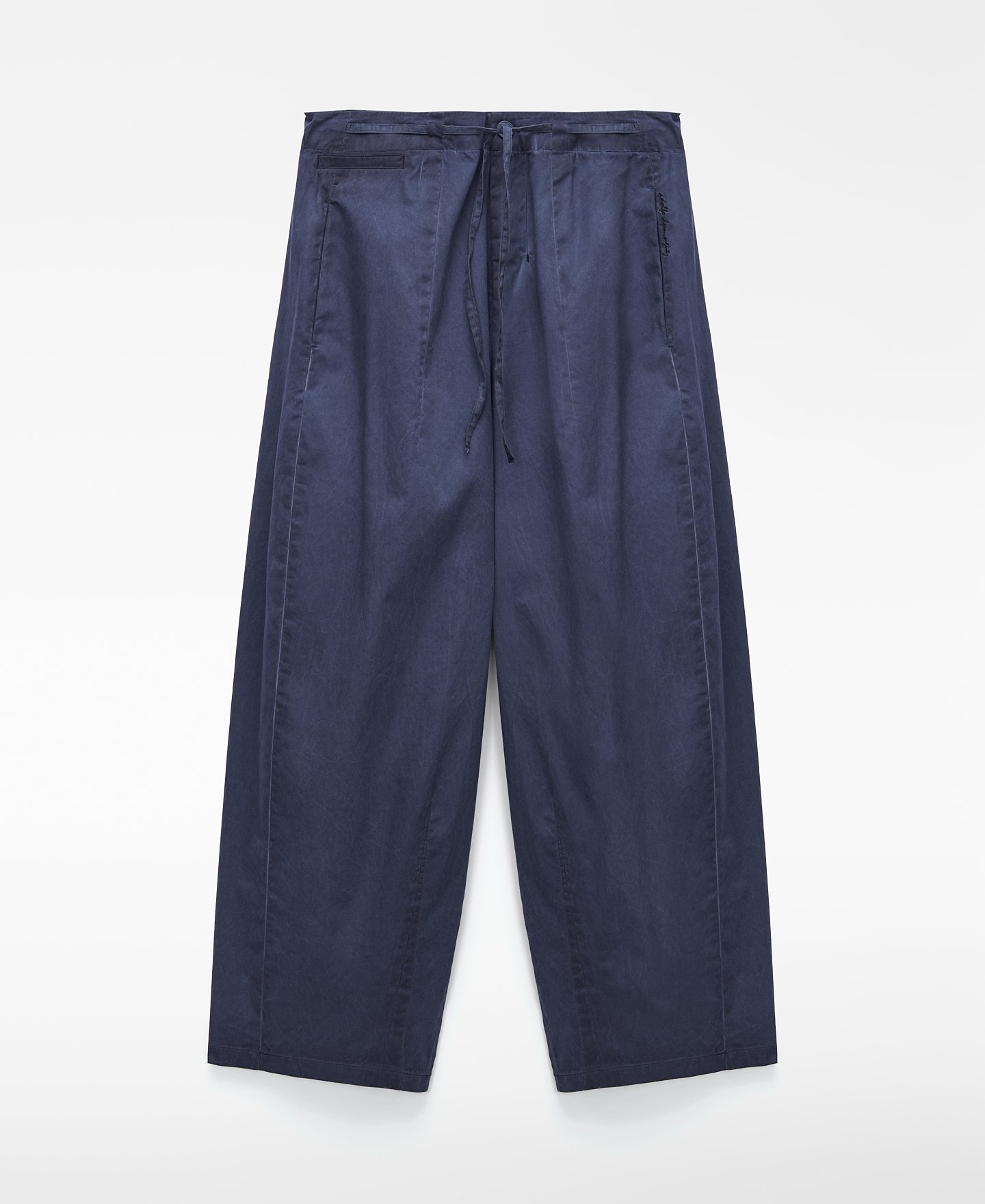 Organic cotton barrel fit trousers image number 4