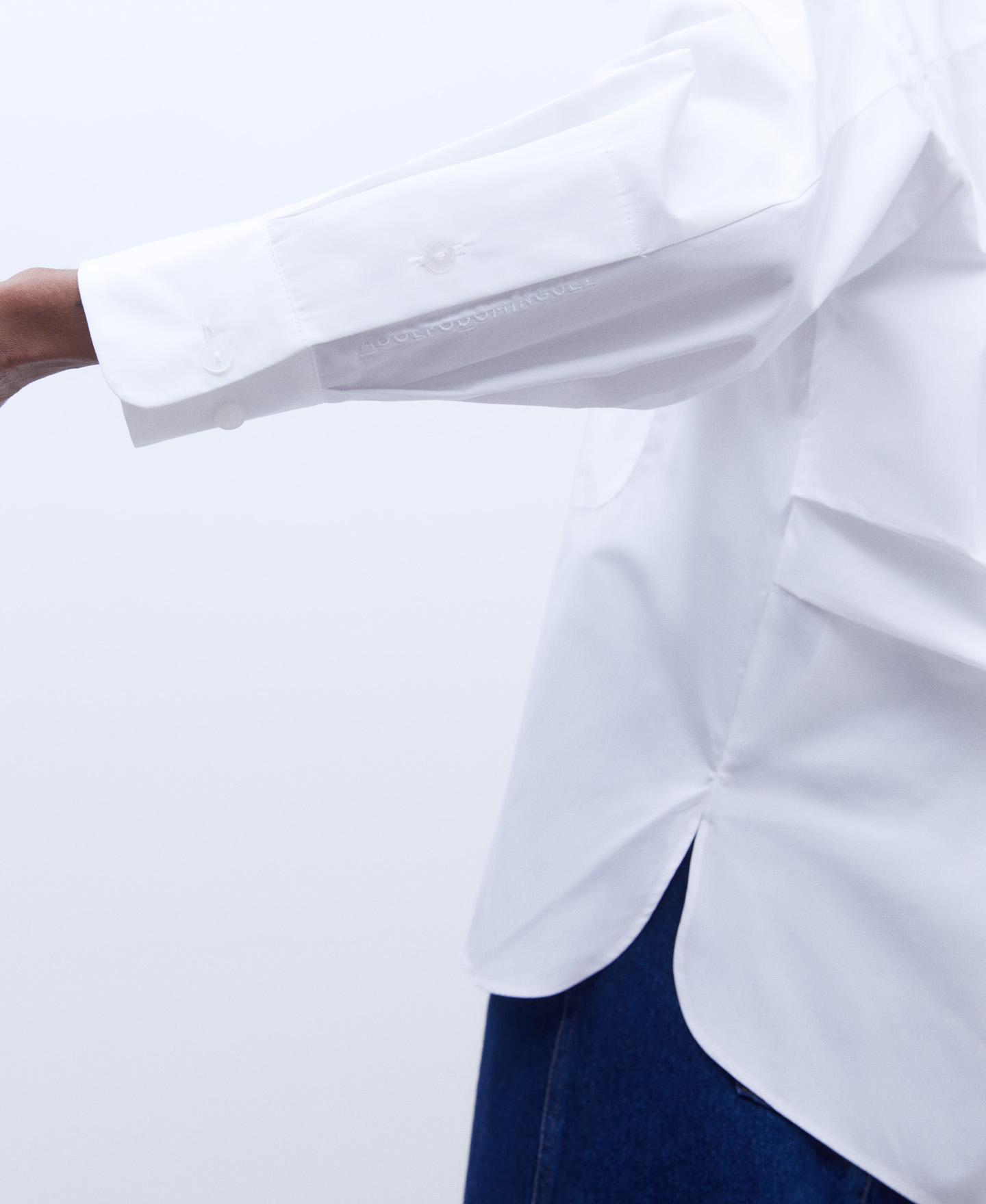 Cotton oversize shirt image number 3