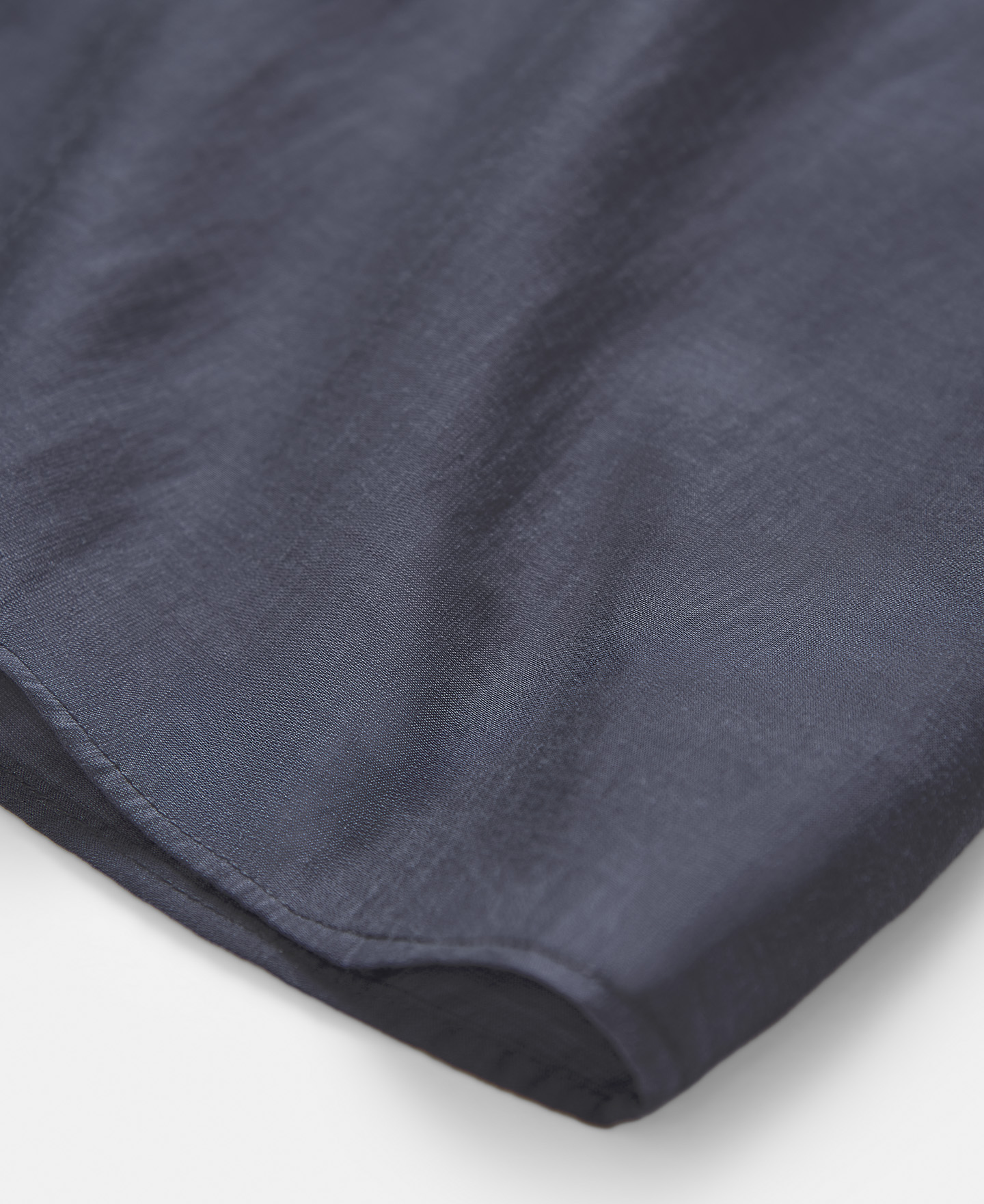 Semi-transparent mandarin collar shirt image number 6