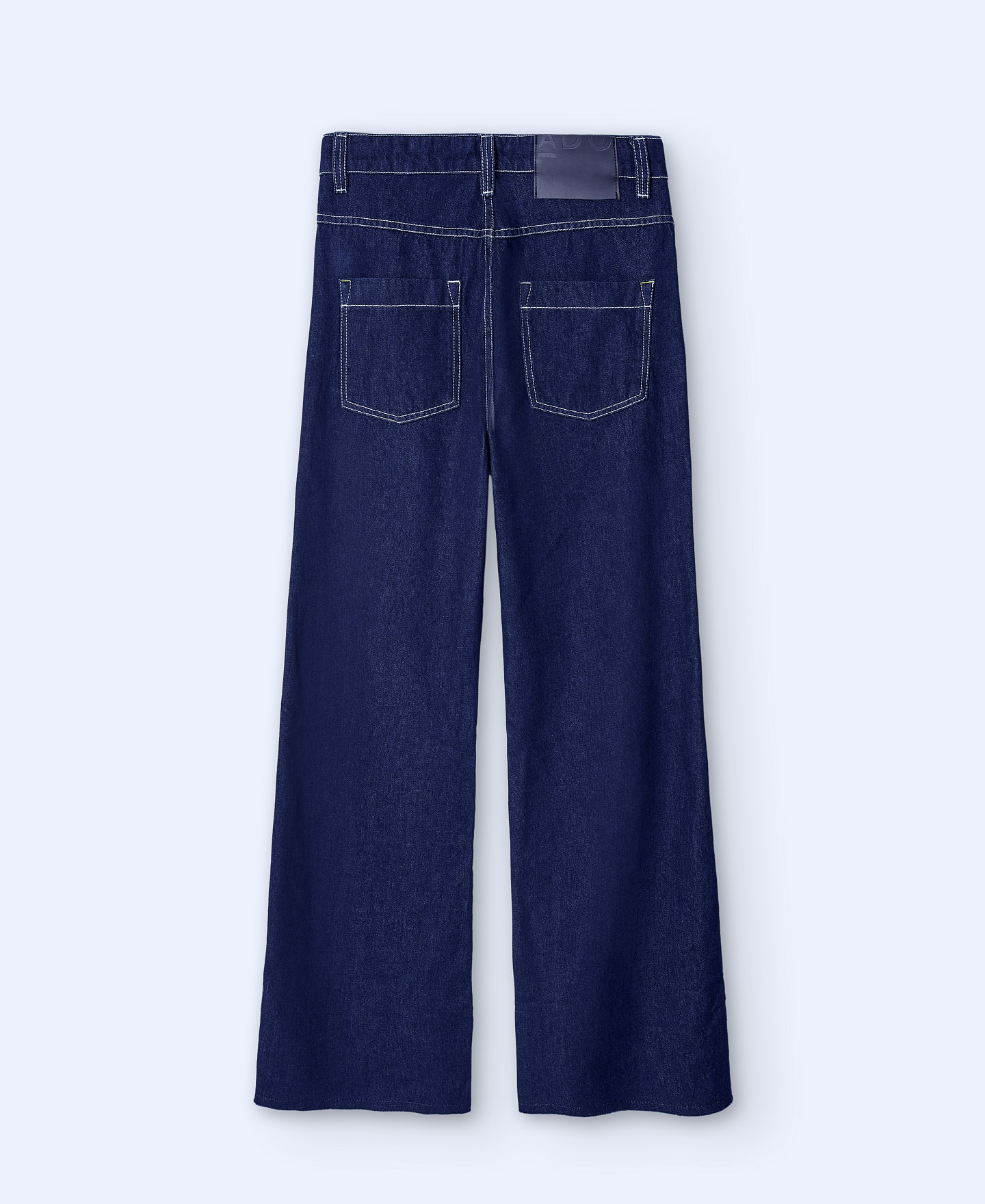 Wide cut denim trousers image number 5