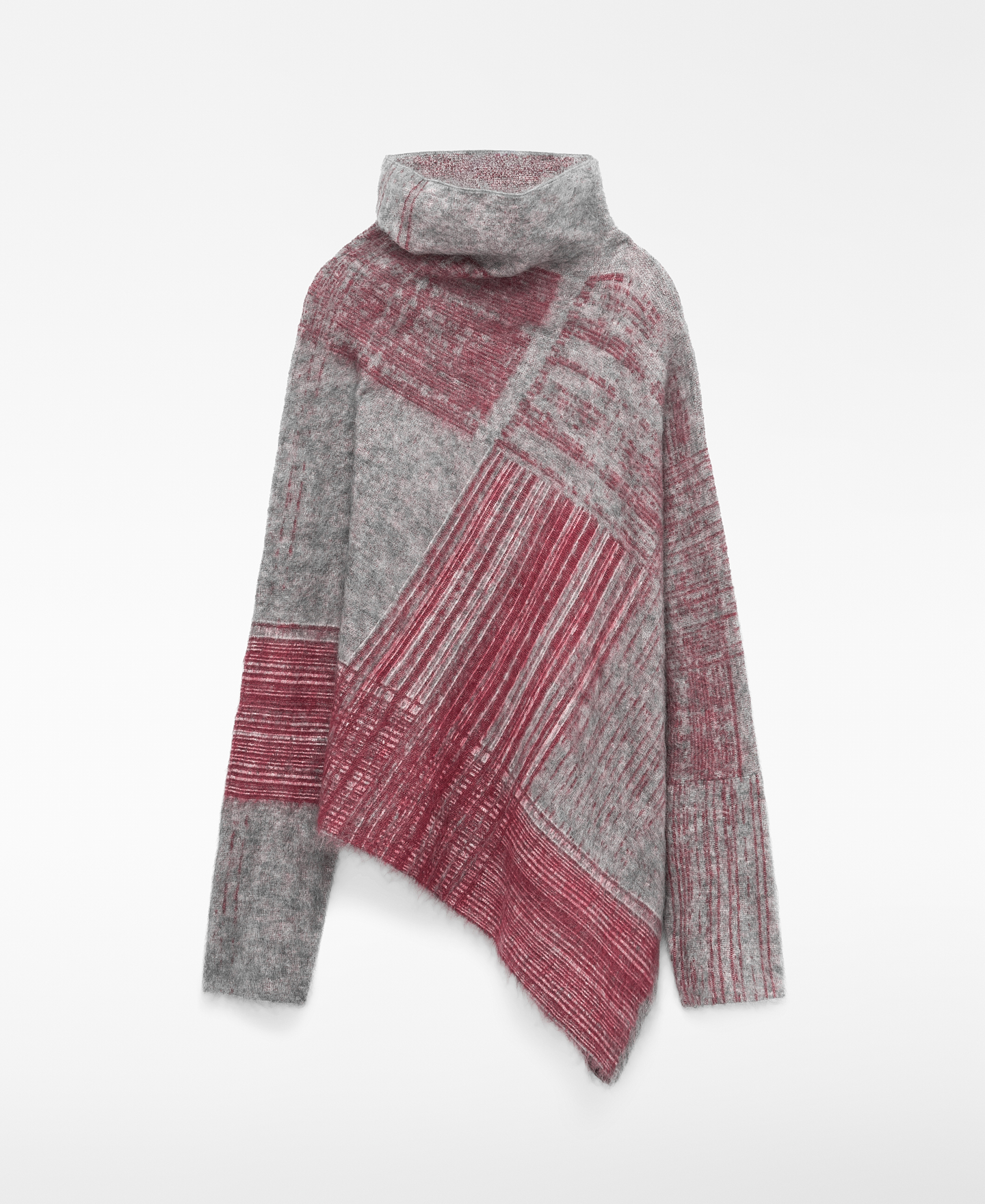 Jersey asim&eacute;trico jacquard punto cardado image number 4