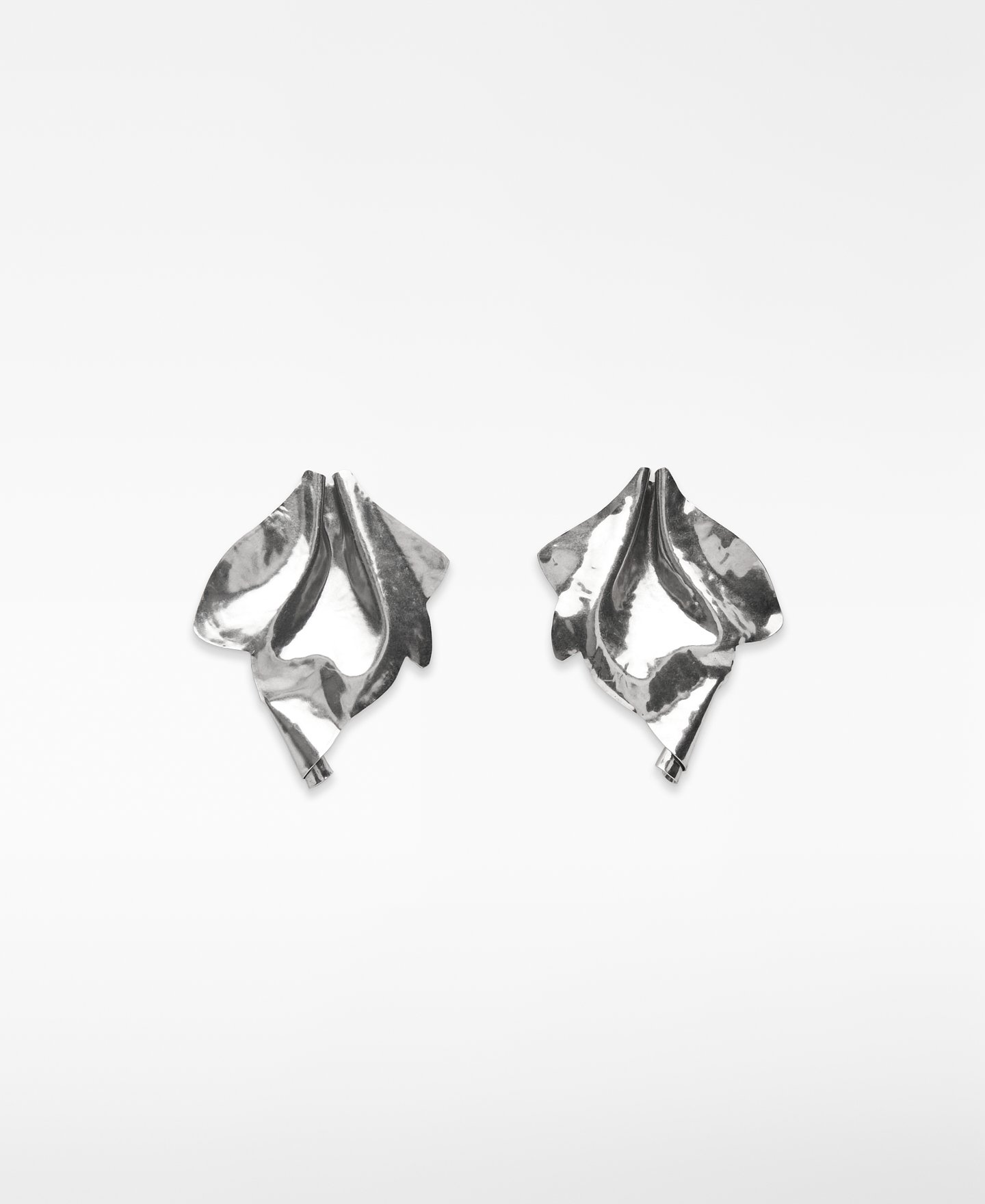 Pendientes grandes relieve mujer image number 0