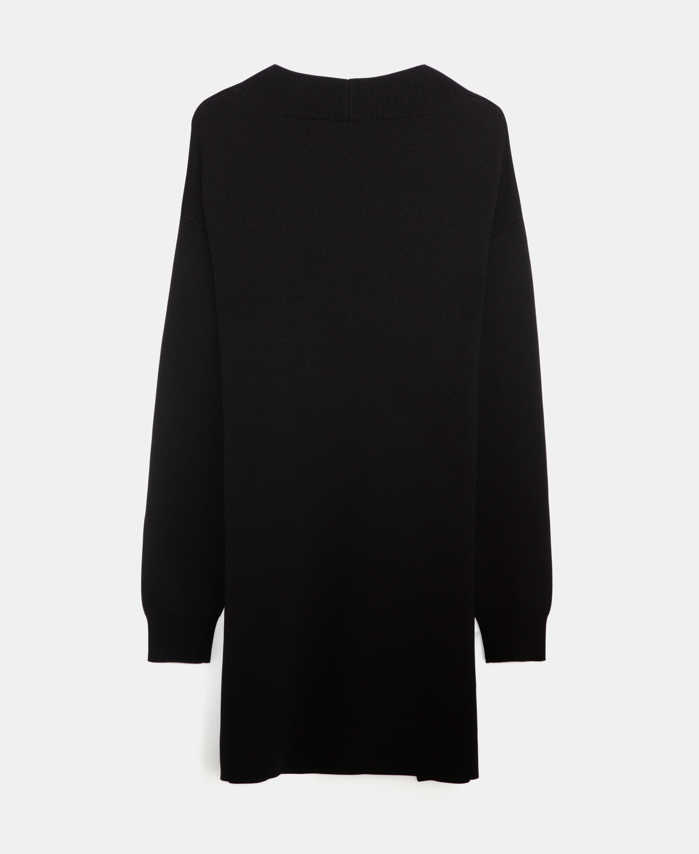 V-neck cerrojillo knit tunic image number 5