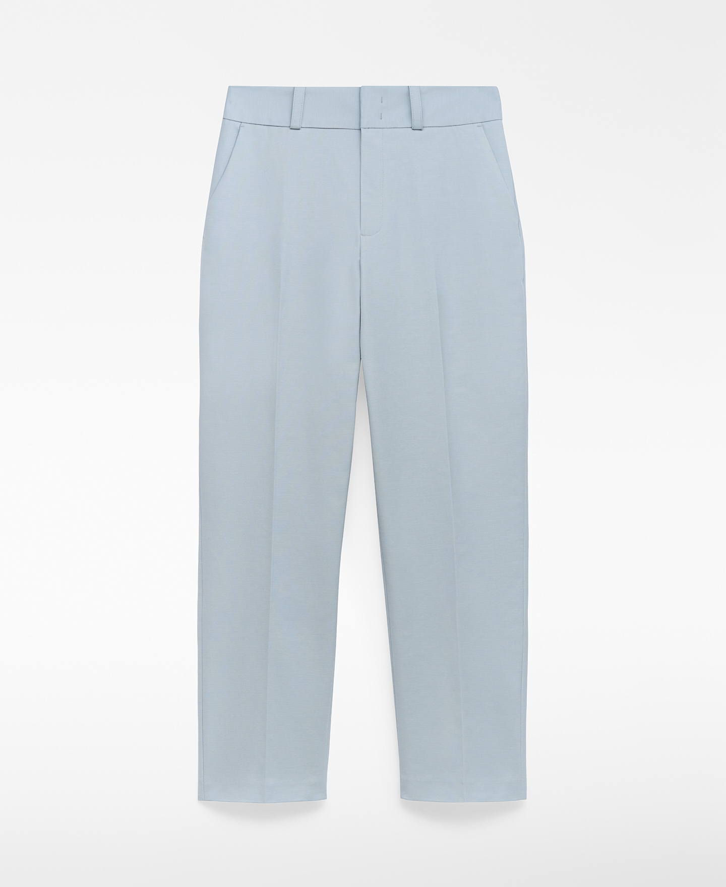Skinny fit ankle-length trousers woman image number 4