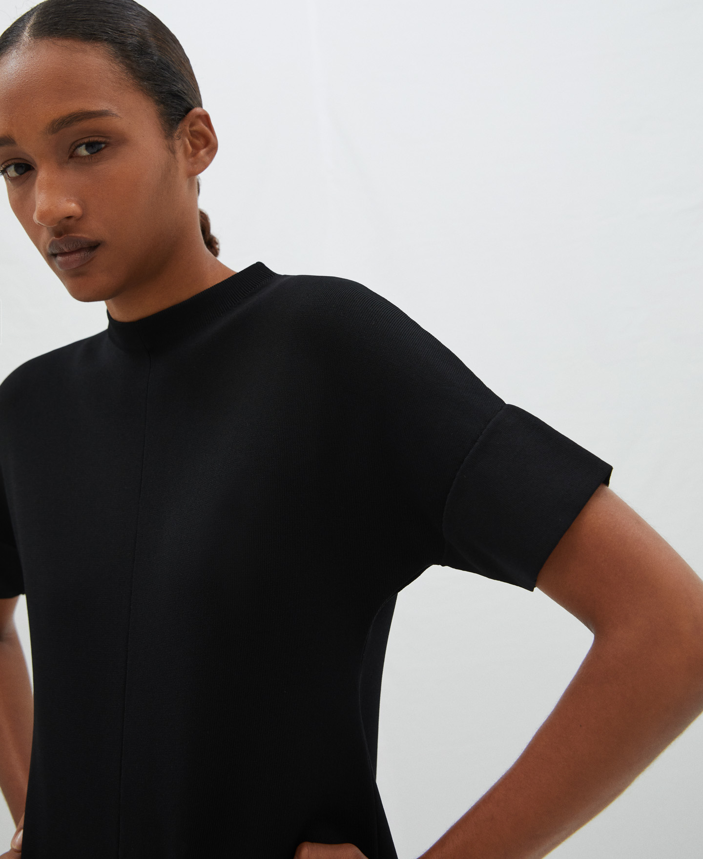 Viscose knitted jumpsuit image number 3