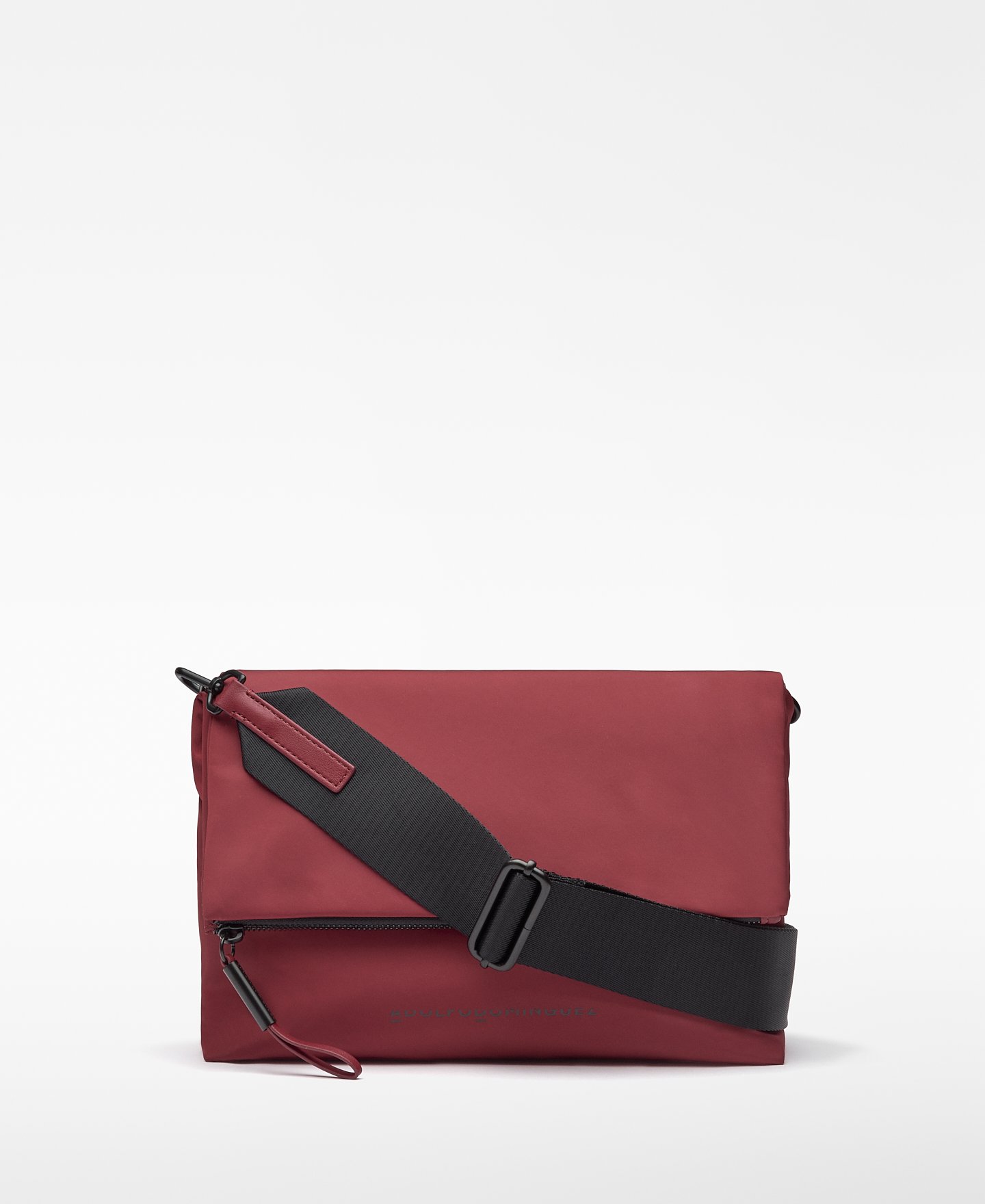 Nylon flap medium crossbody woman image number 0