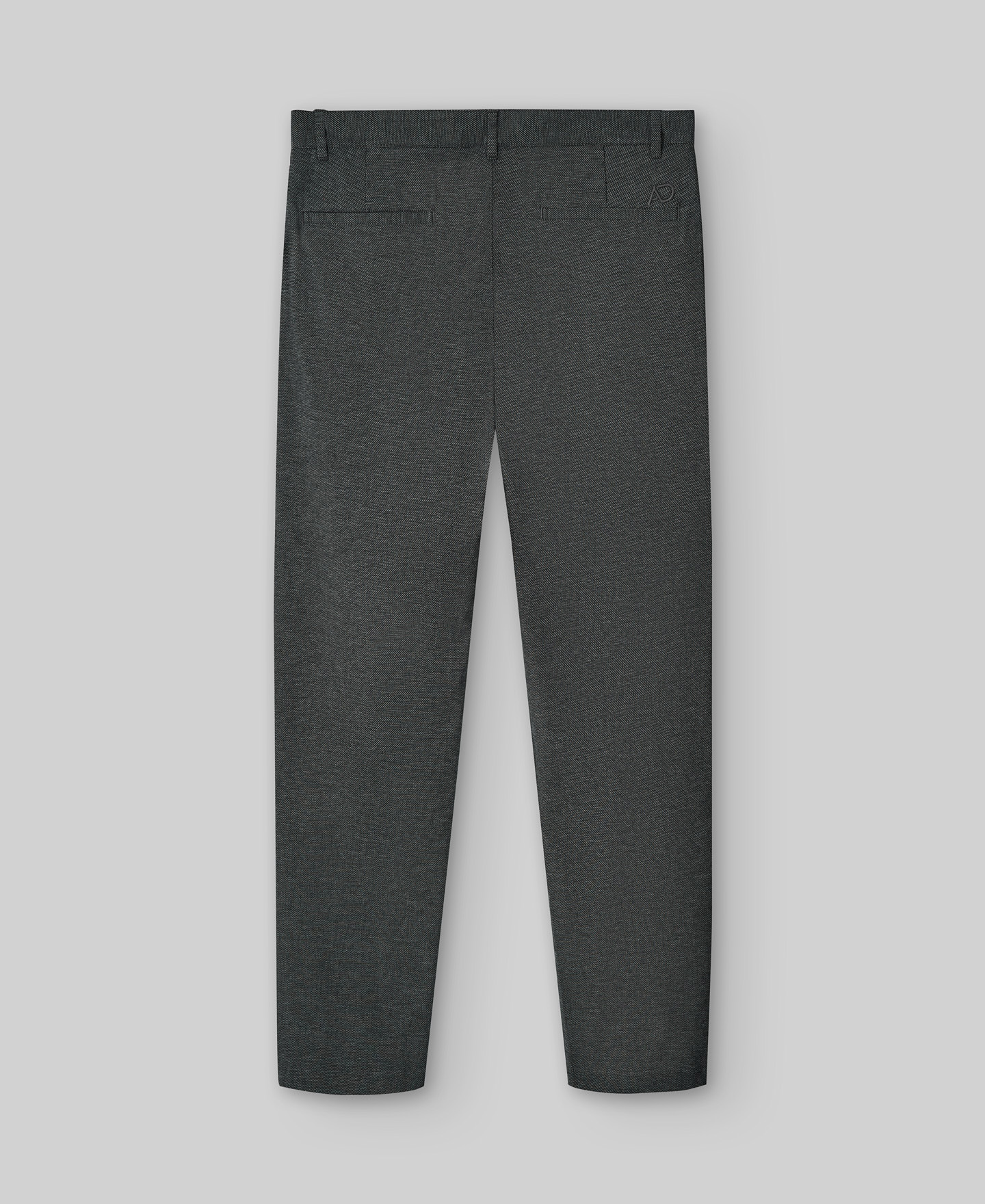 Microtextured chino trousers man image number 5