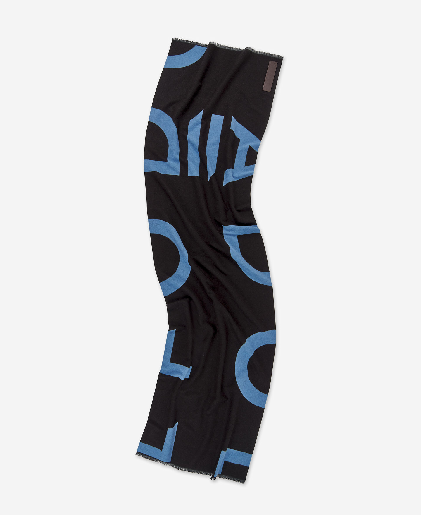 Jacquard maxi logo scarf for women image number 1