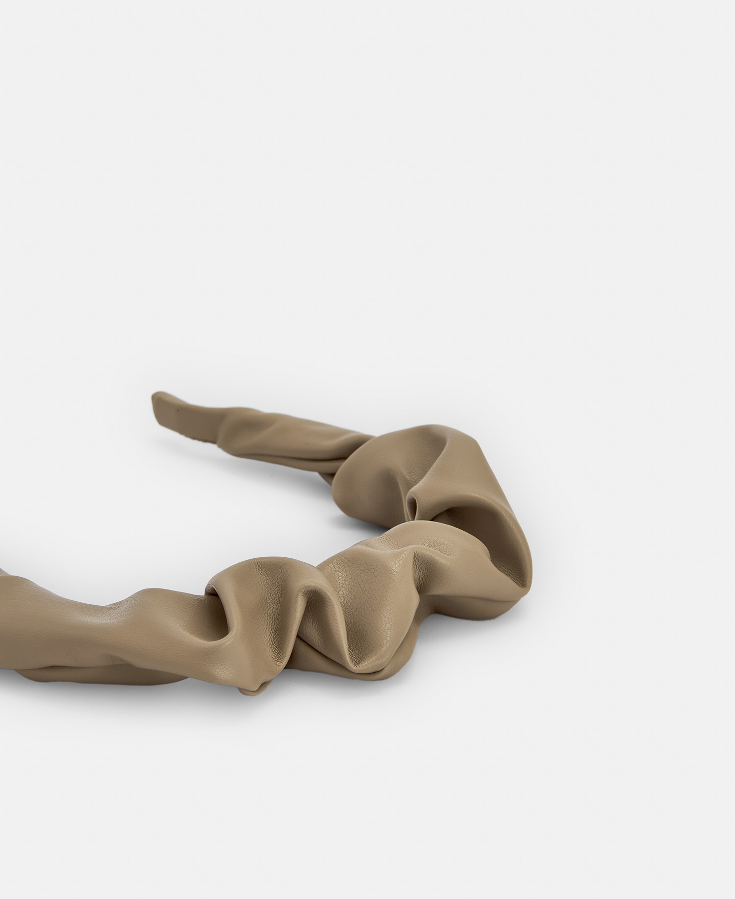 Leather look headband image number 1