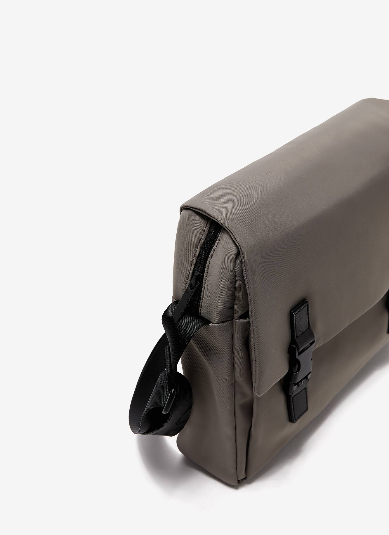 Nylon flap crossbody bag image number 2