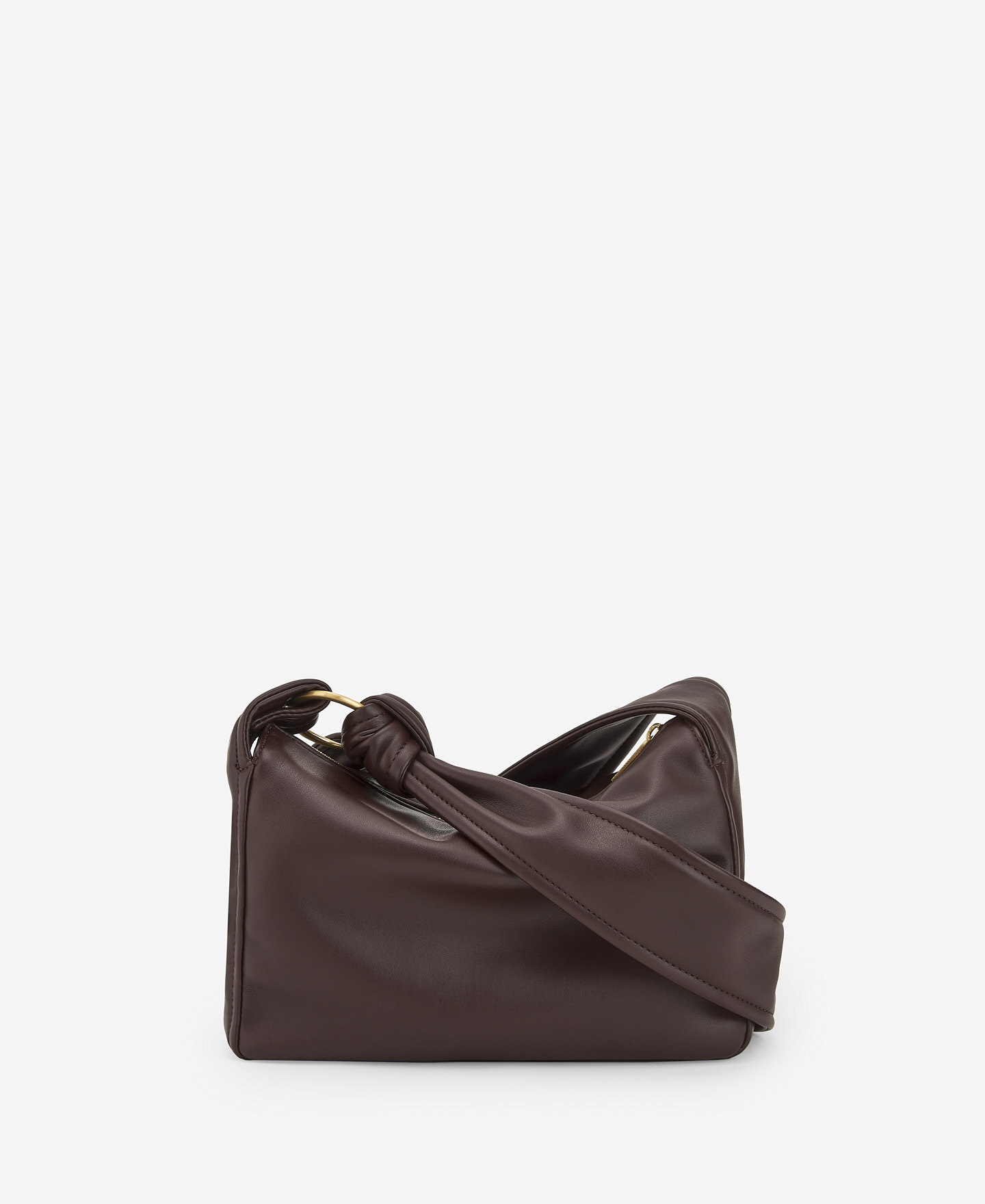 Nappa textured shoulder bag image number 1