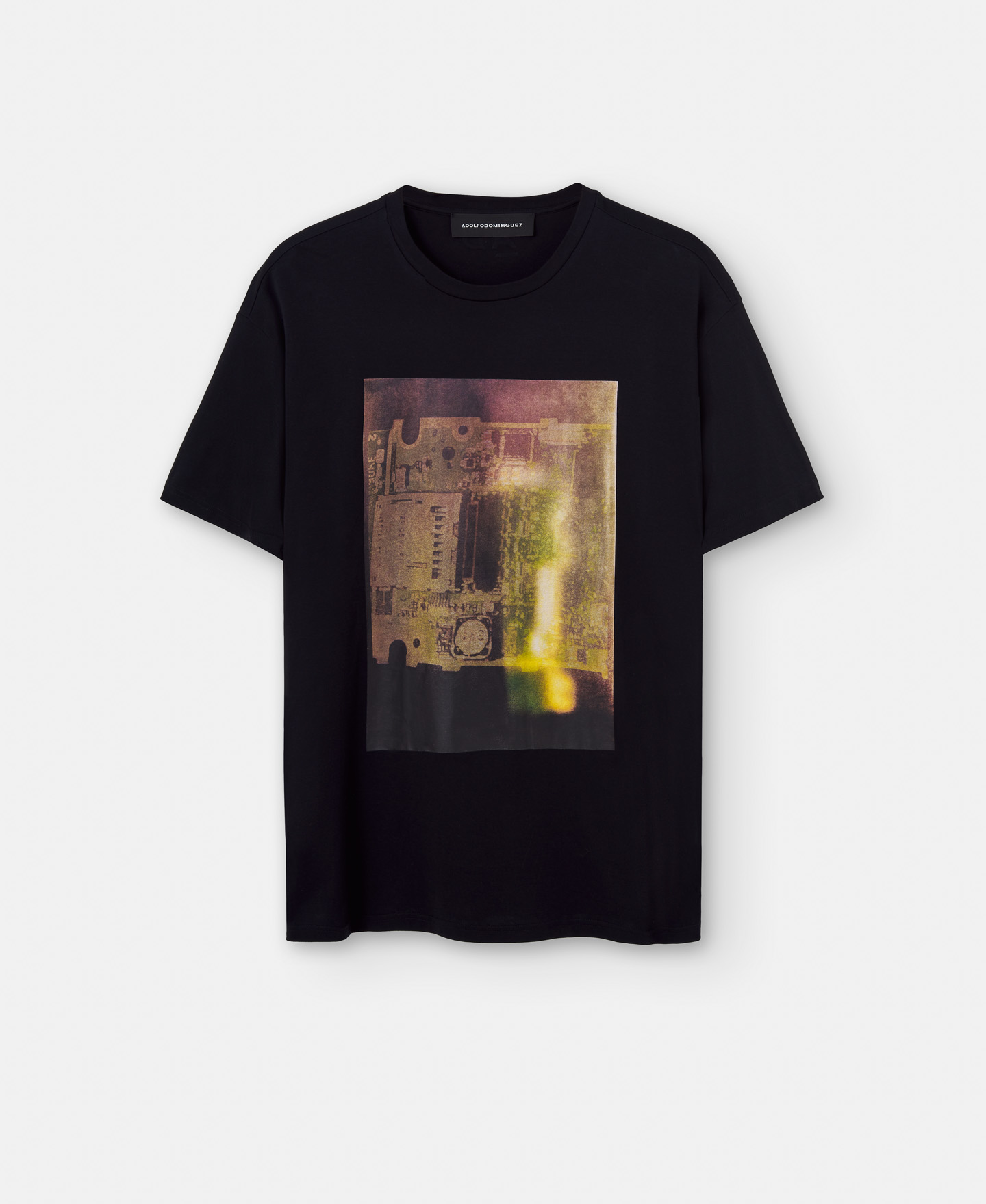 Oversize printed cotton t-shirt image number 4