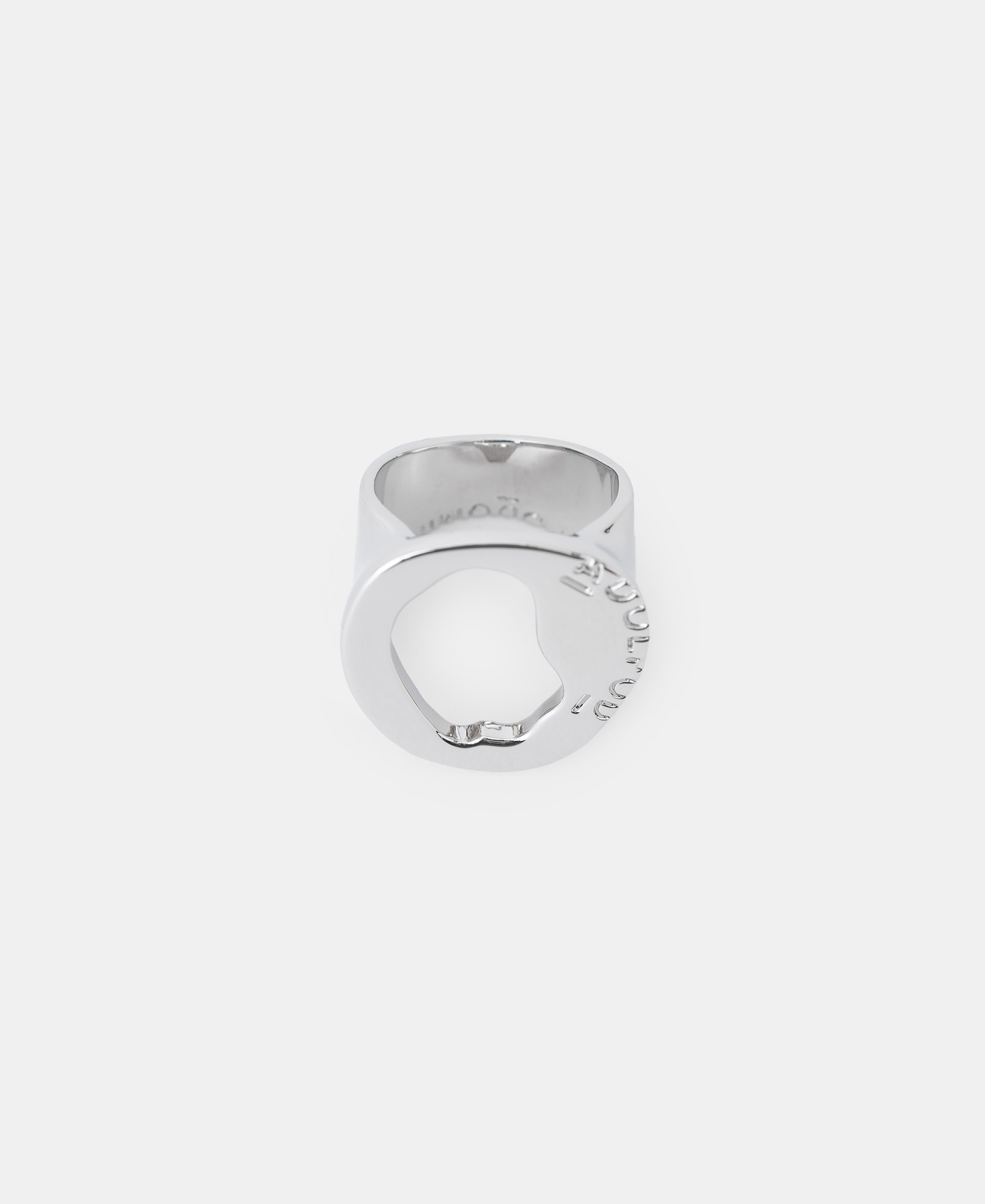 Anillo orgánico vaciado en zinc image number 0