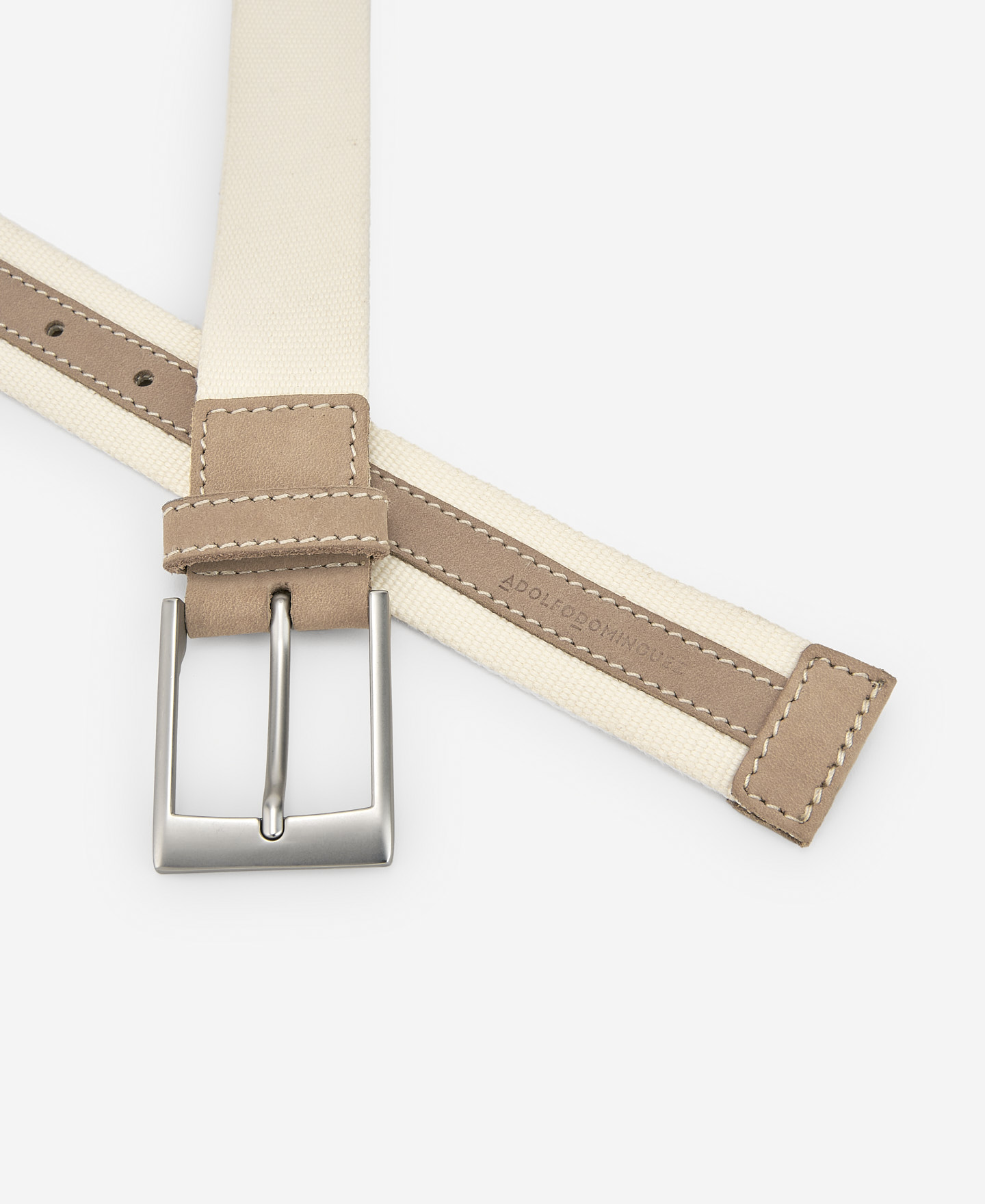 Ecru and sand coloured belt image number 2