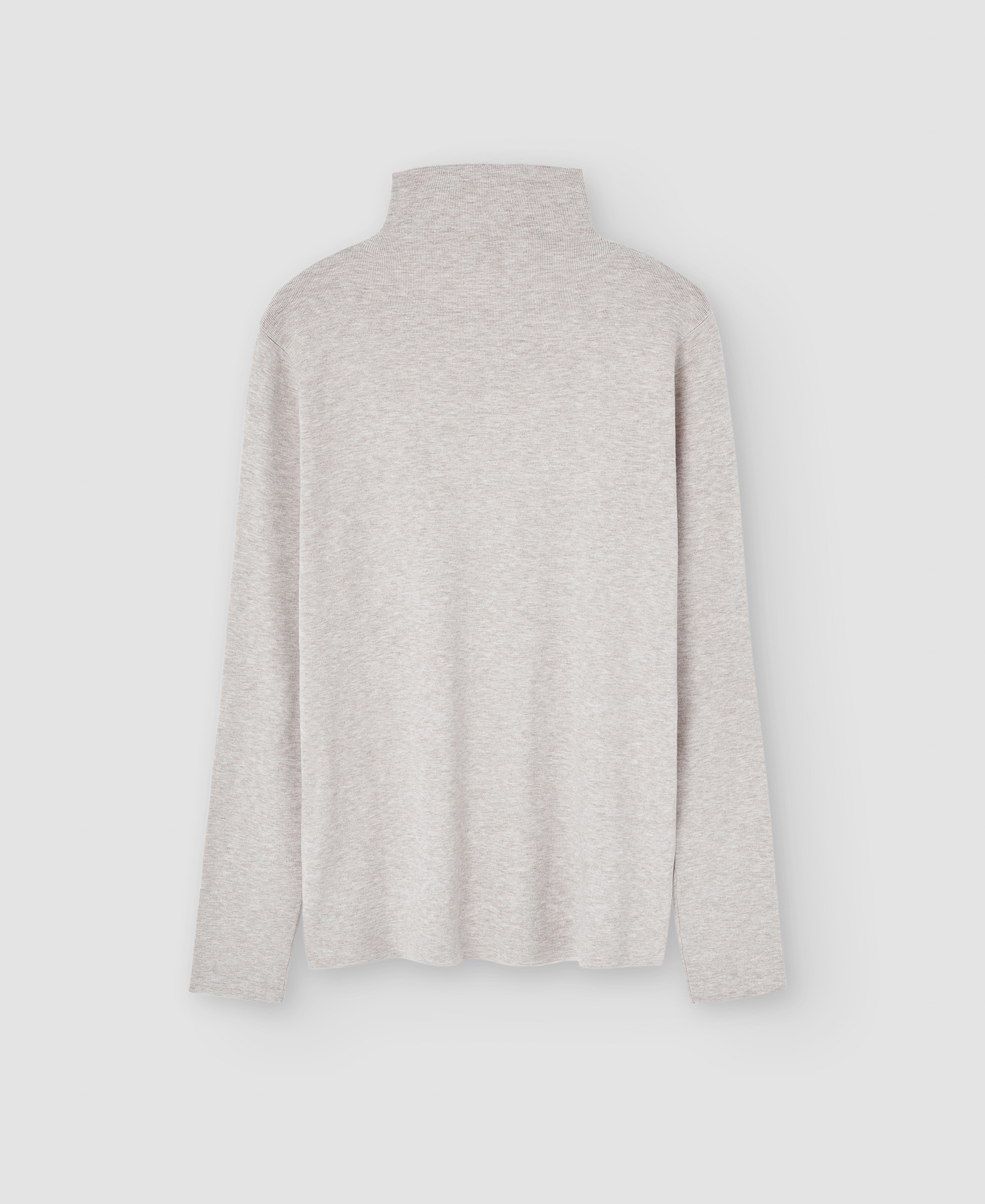 Jersey cuello alto en viscosa image number 5