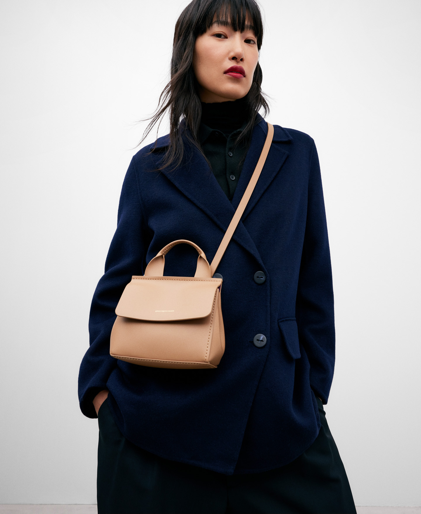 Responsible leather brown minibag image number 4