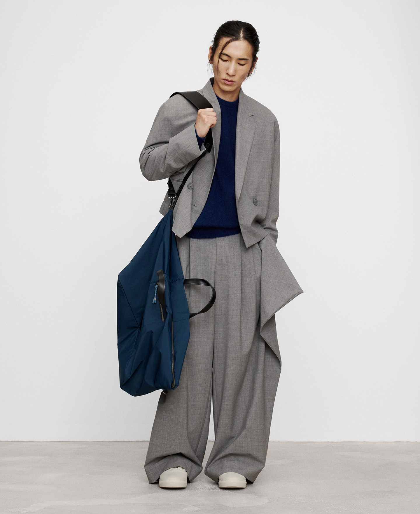 Strukturierter, boxiger Blazer image number 1