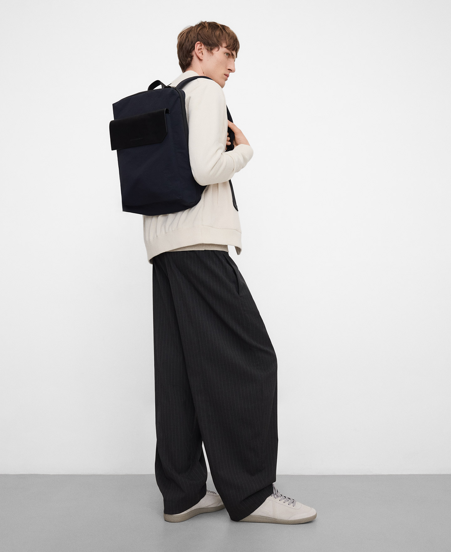 Nylon compact backpack image number 5
