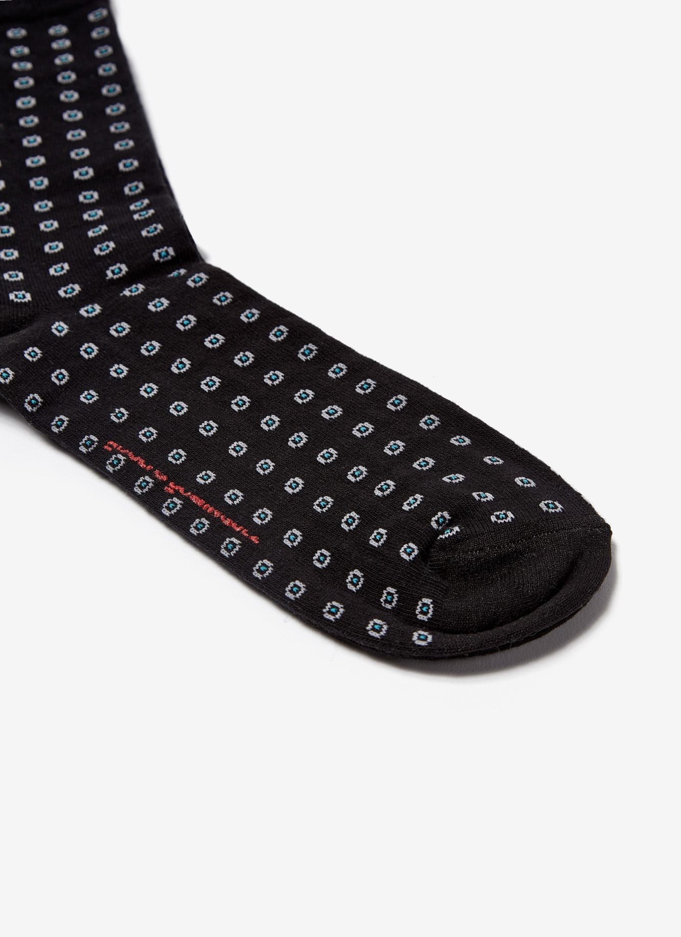 Socks with geometric print image number 1