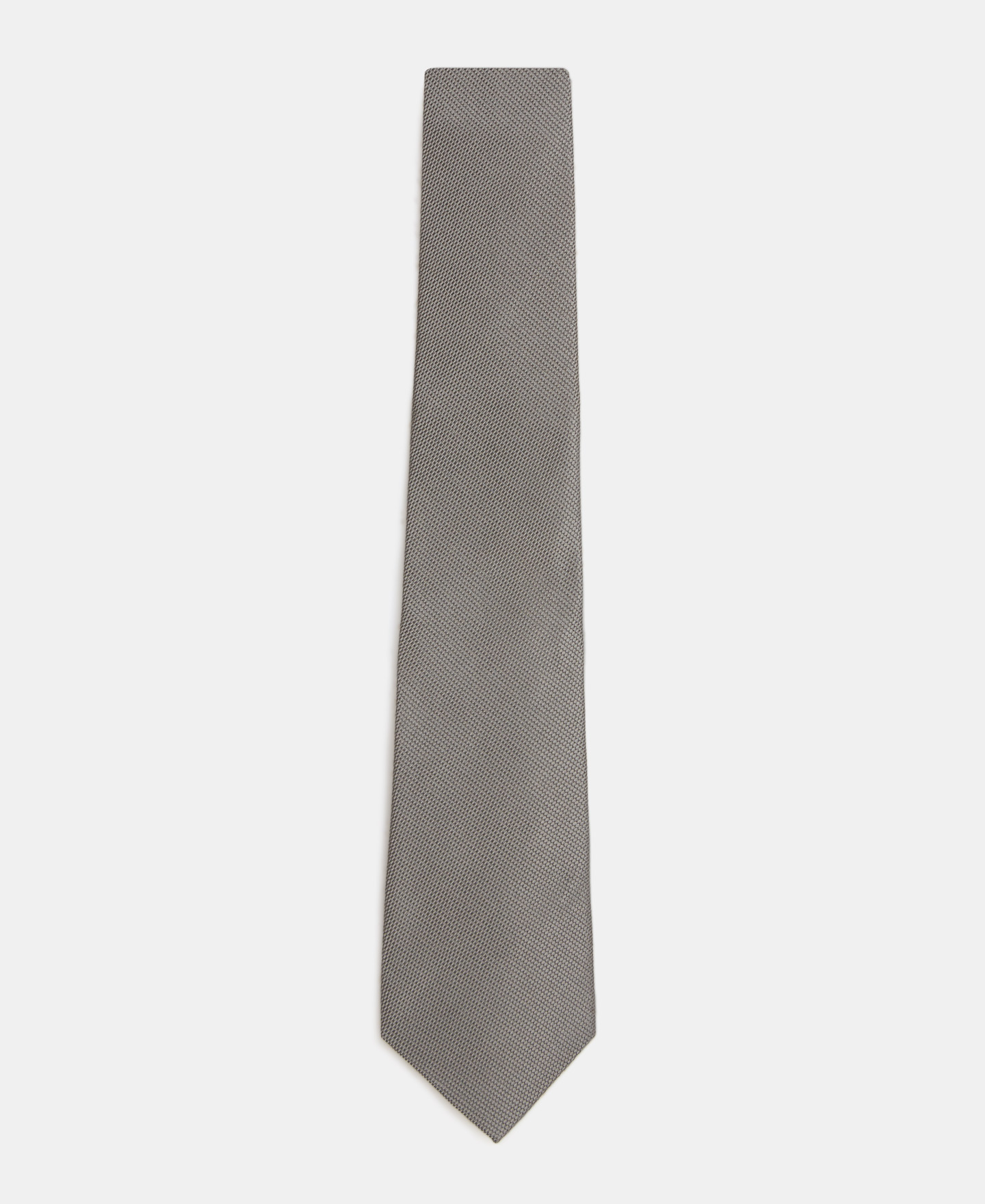 Silk plain tie image number 0