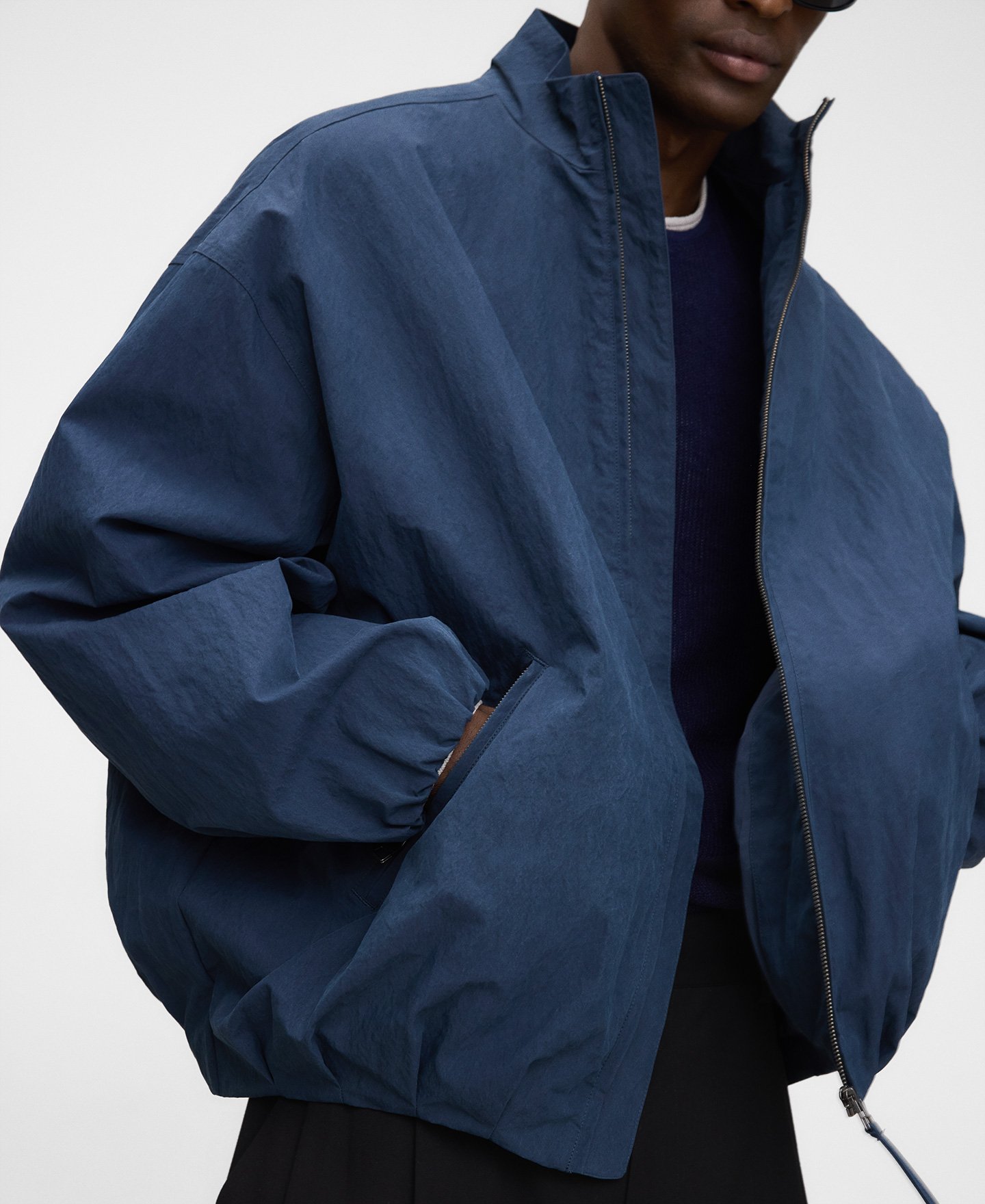 Gathered hem jacket image number 3