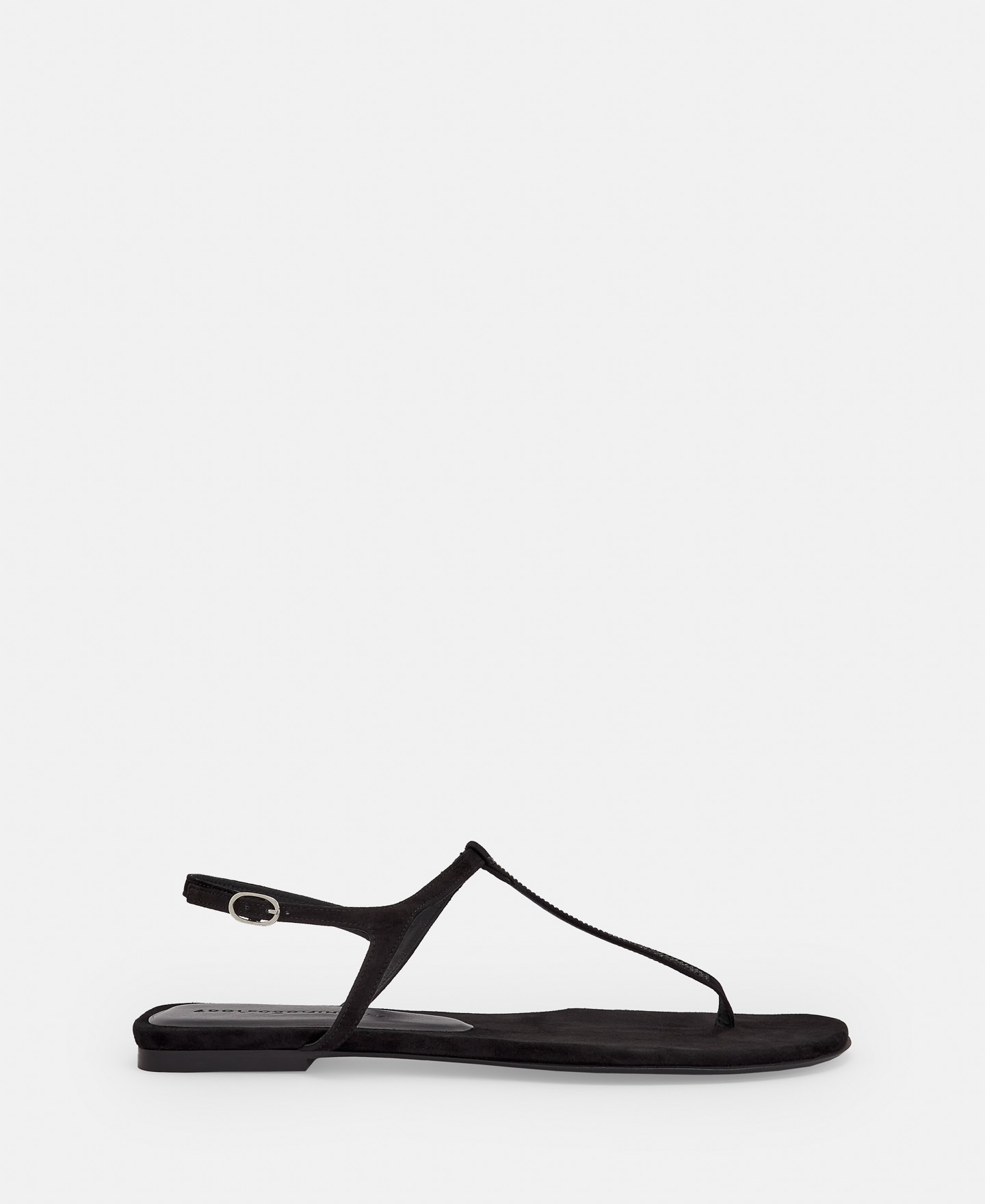 Flat leather sandal made in Spain image number 0