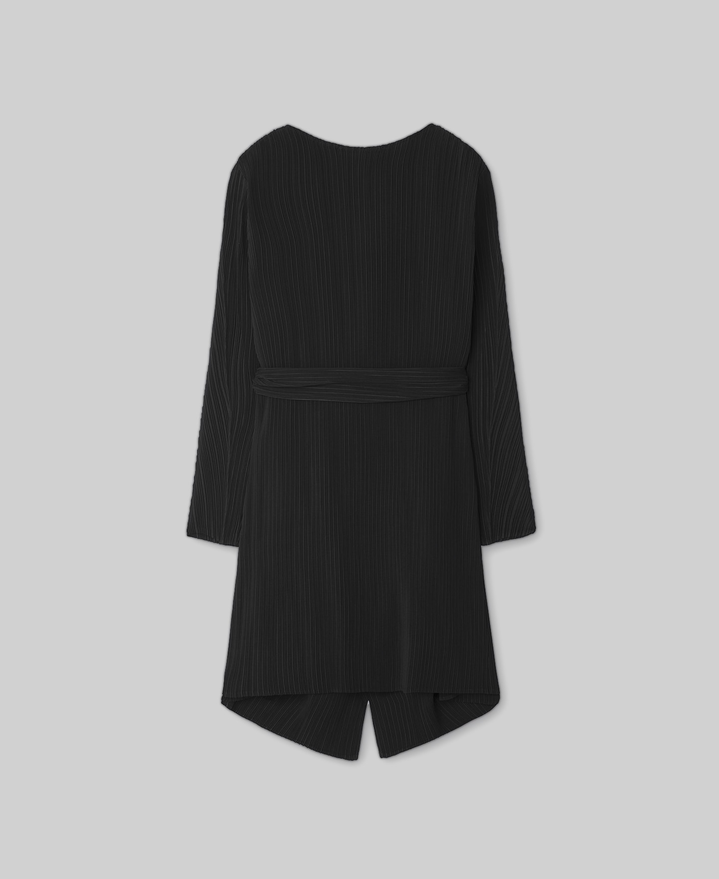 Asymmetric crinkle long jacket woman image number 5