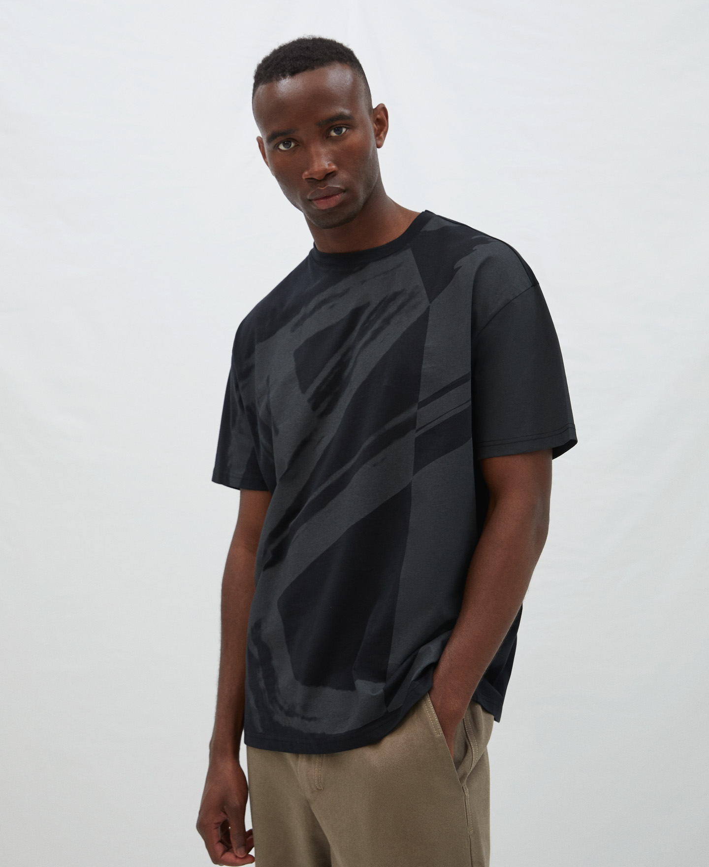 Organic cotton printed t-shirt image number 0