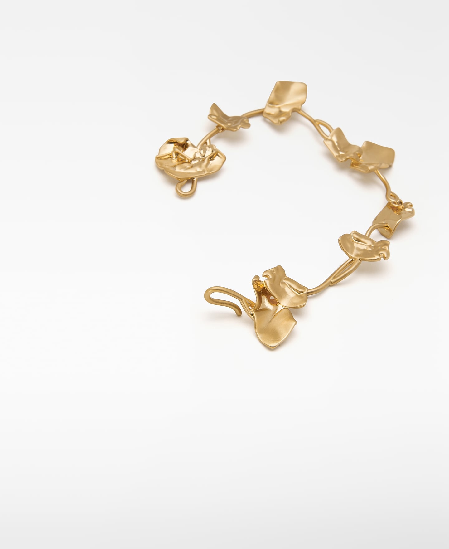Metallarmband mit Blume image number 2