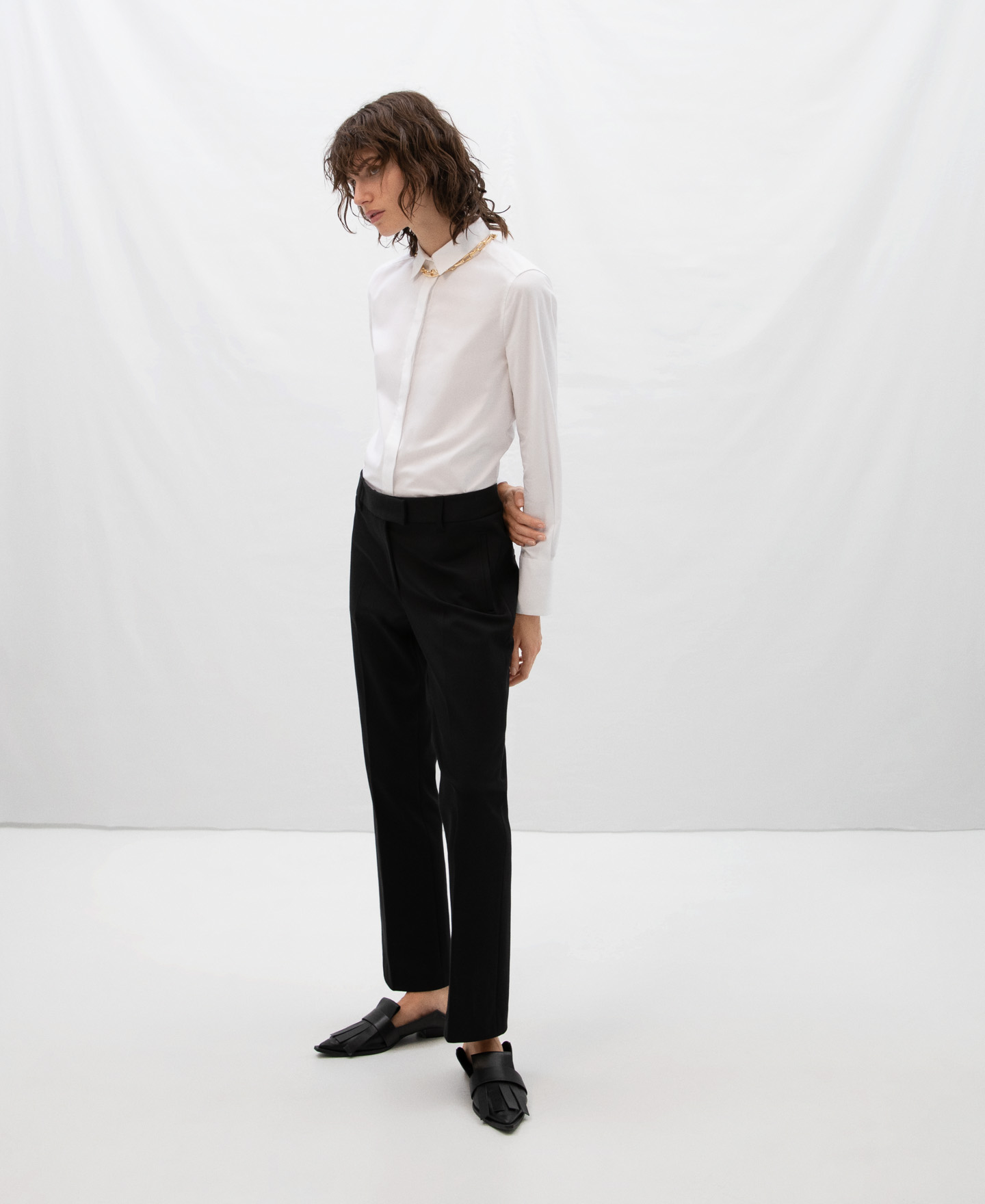 Mini flare trousers image number 3