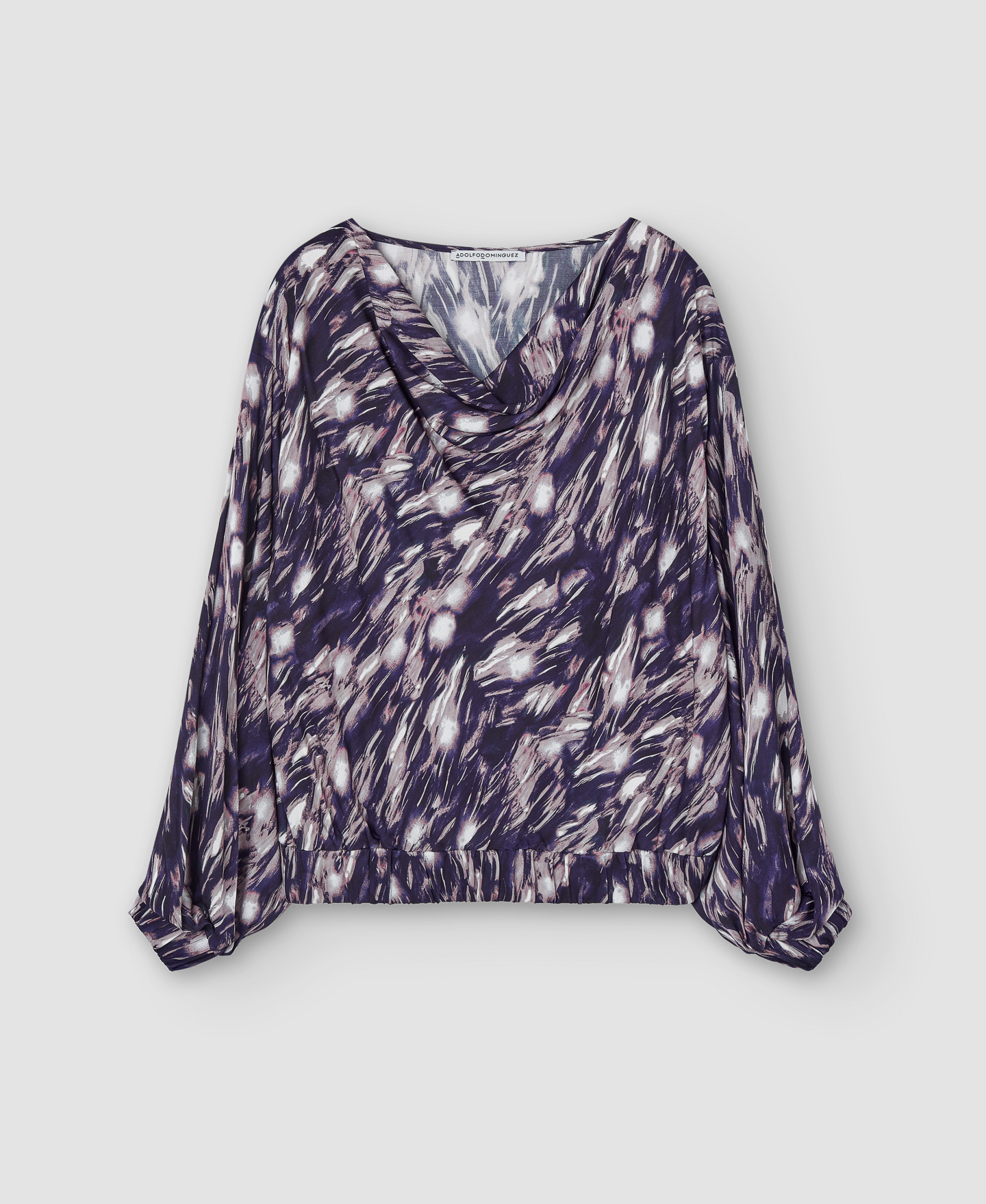 Drapped viscose sweatshirt image number 4