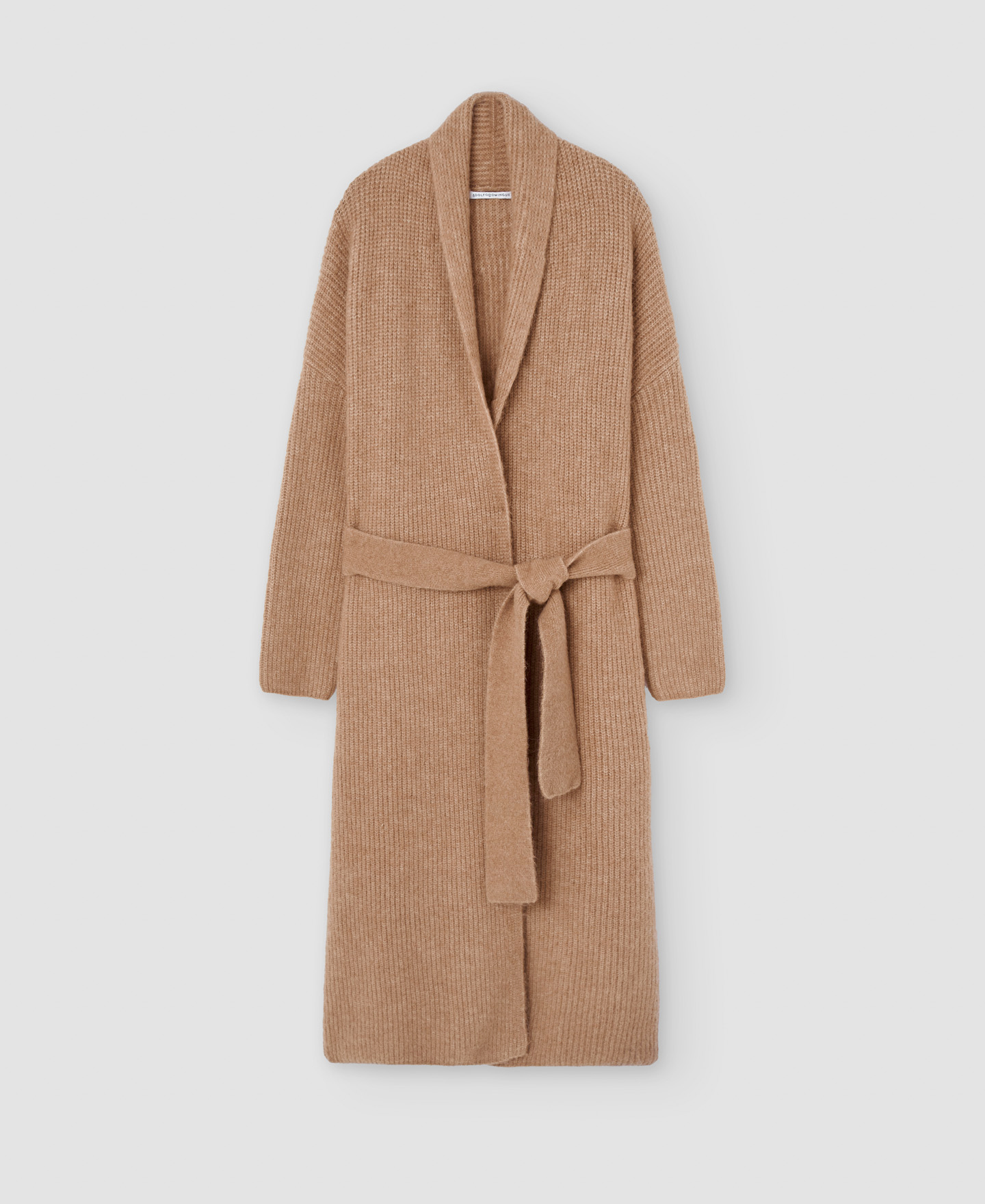 Alpaca fabric long jacket image number 6