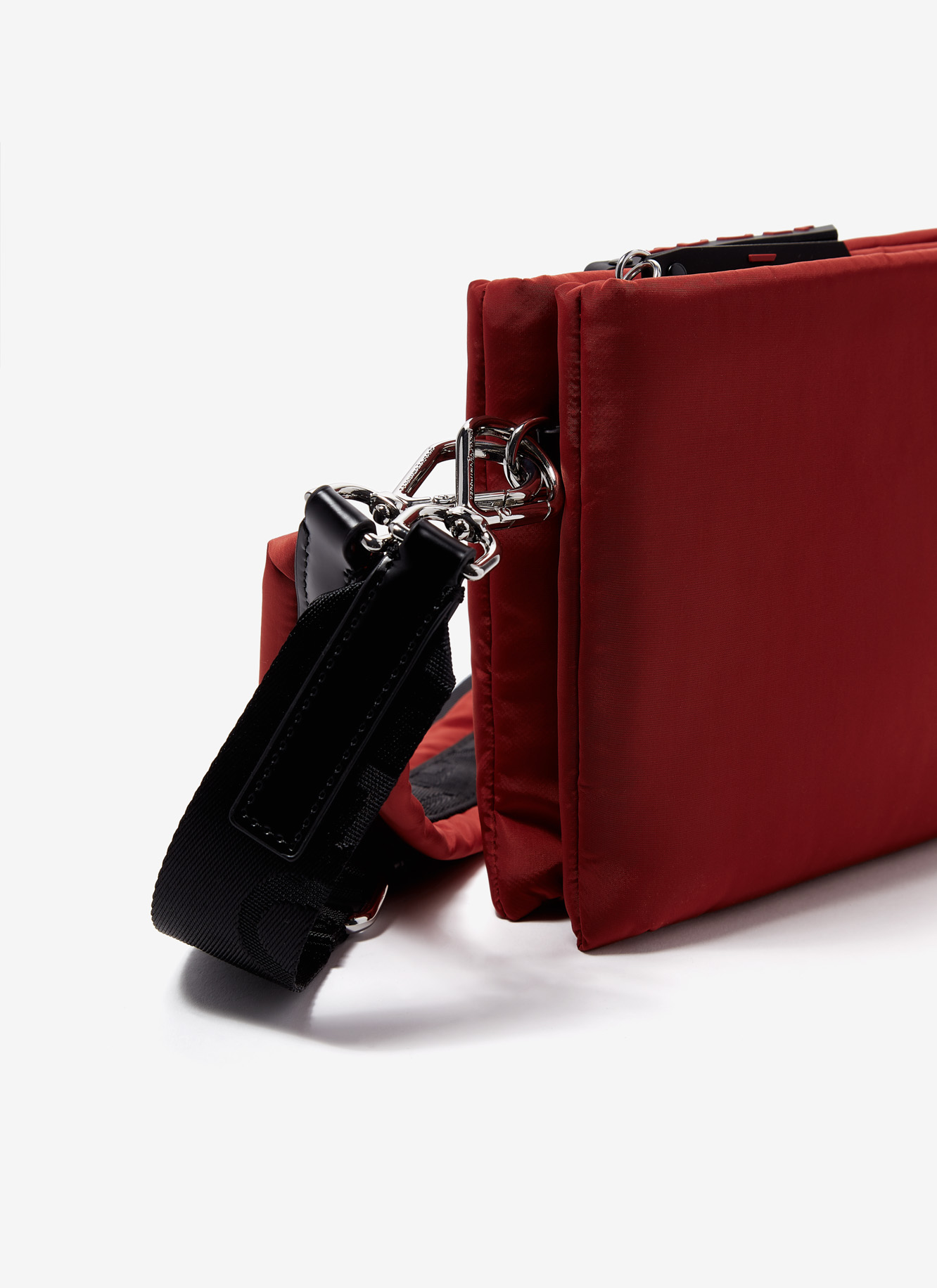 Technical nylon padded crossbody bag image number 1