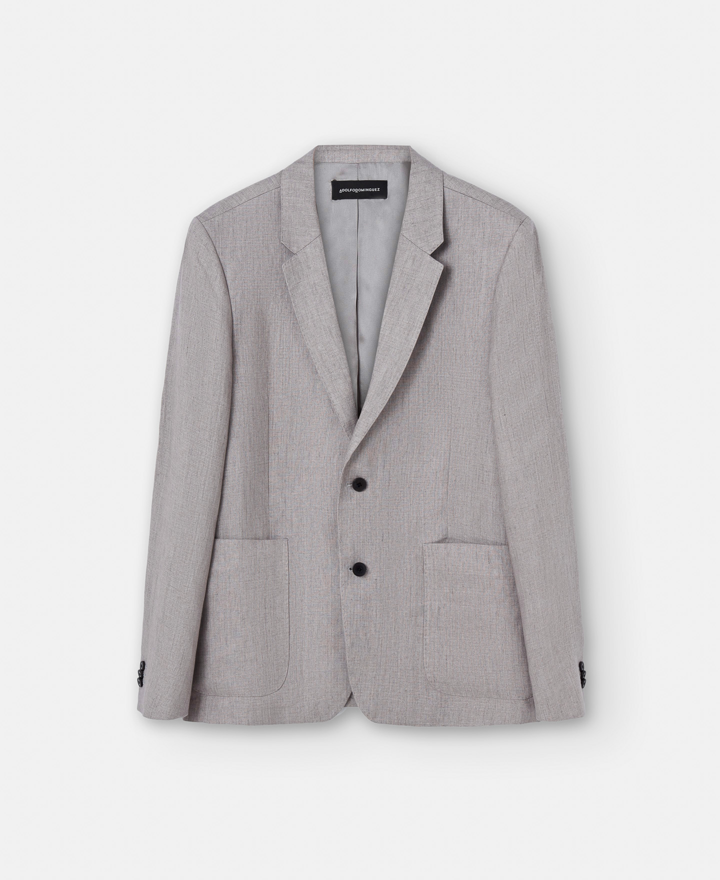 Blazer dos botones en lino image number 4