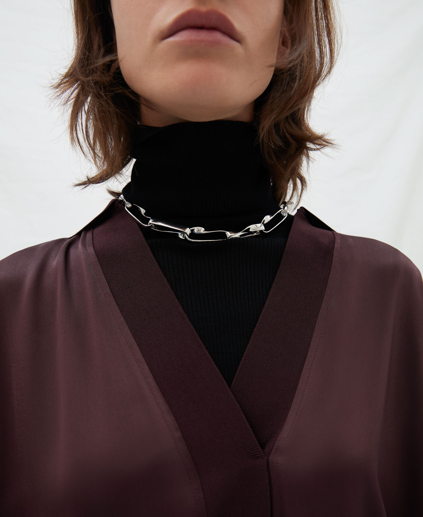 Oversized viscose blouse image number 3