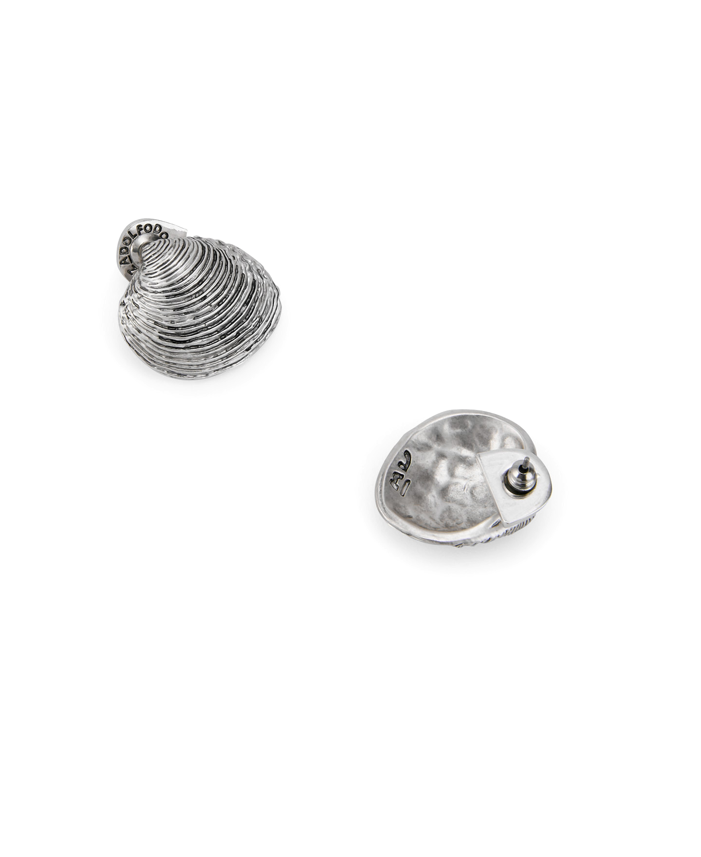 Pendientes met&aacute;licos concha mujer image number 2