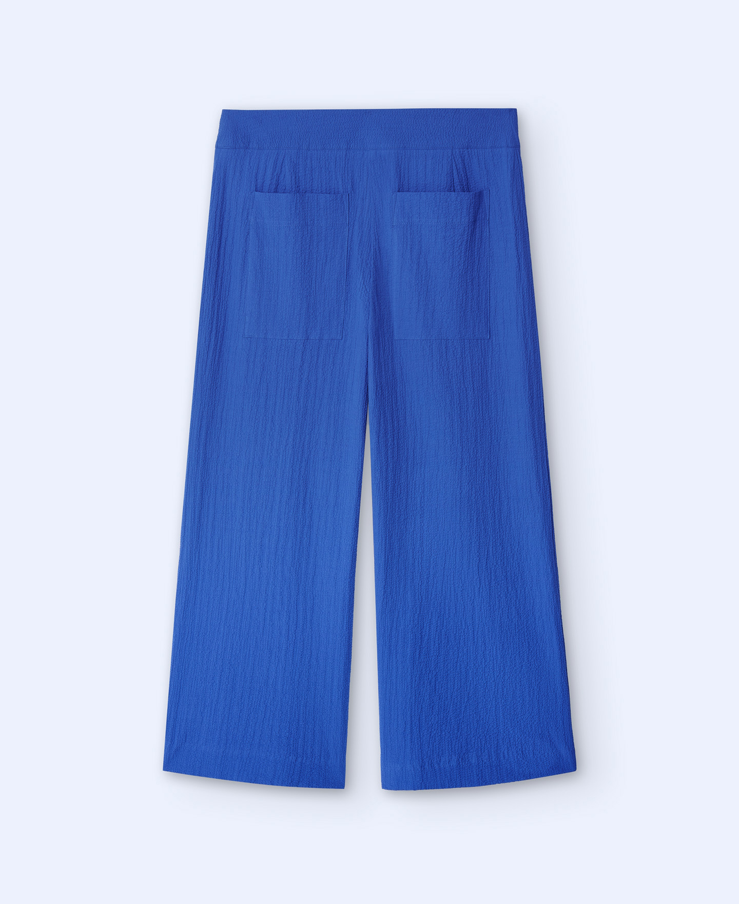 Wide cut cotton trousers image number 5