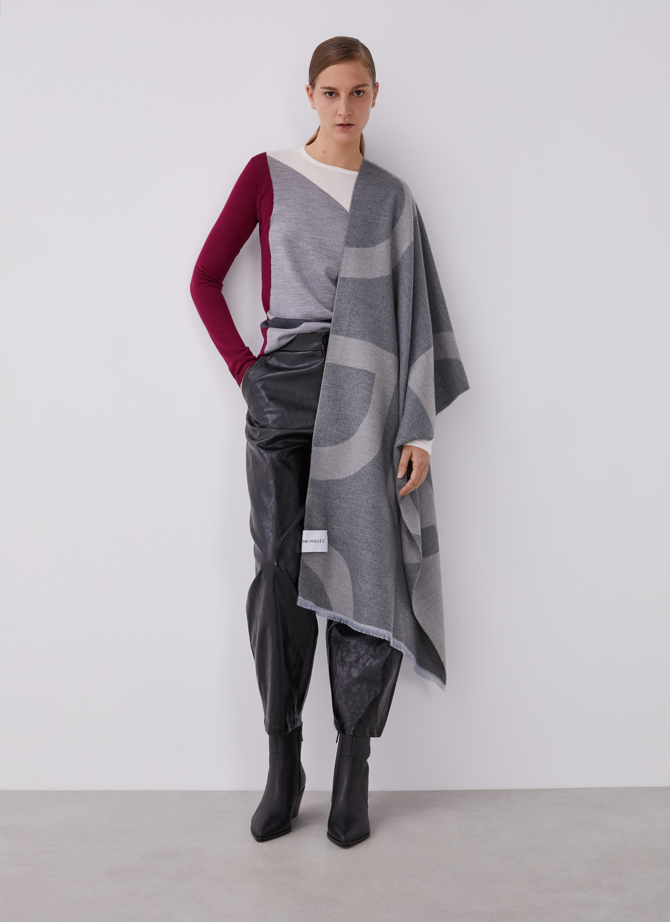 Jersey intarsia en lana merino image number 5