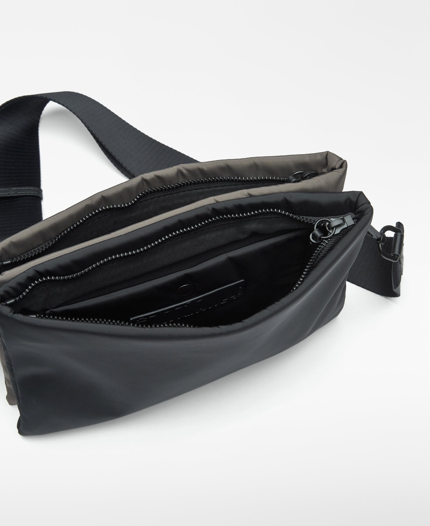 Nylon two-tone small crossbody woman image number 2