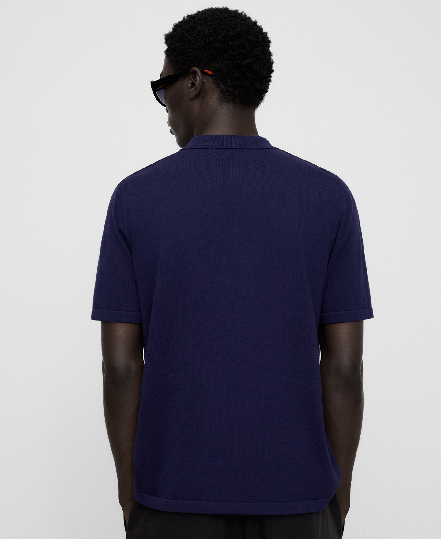 Organic cotton regular fit knit polo image number 2