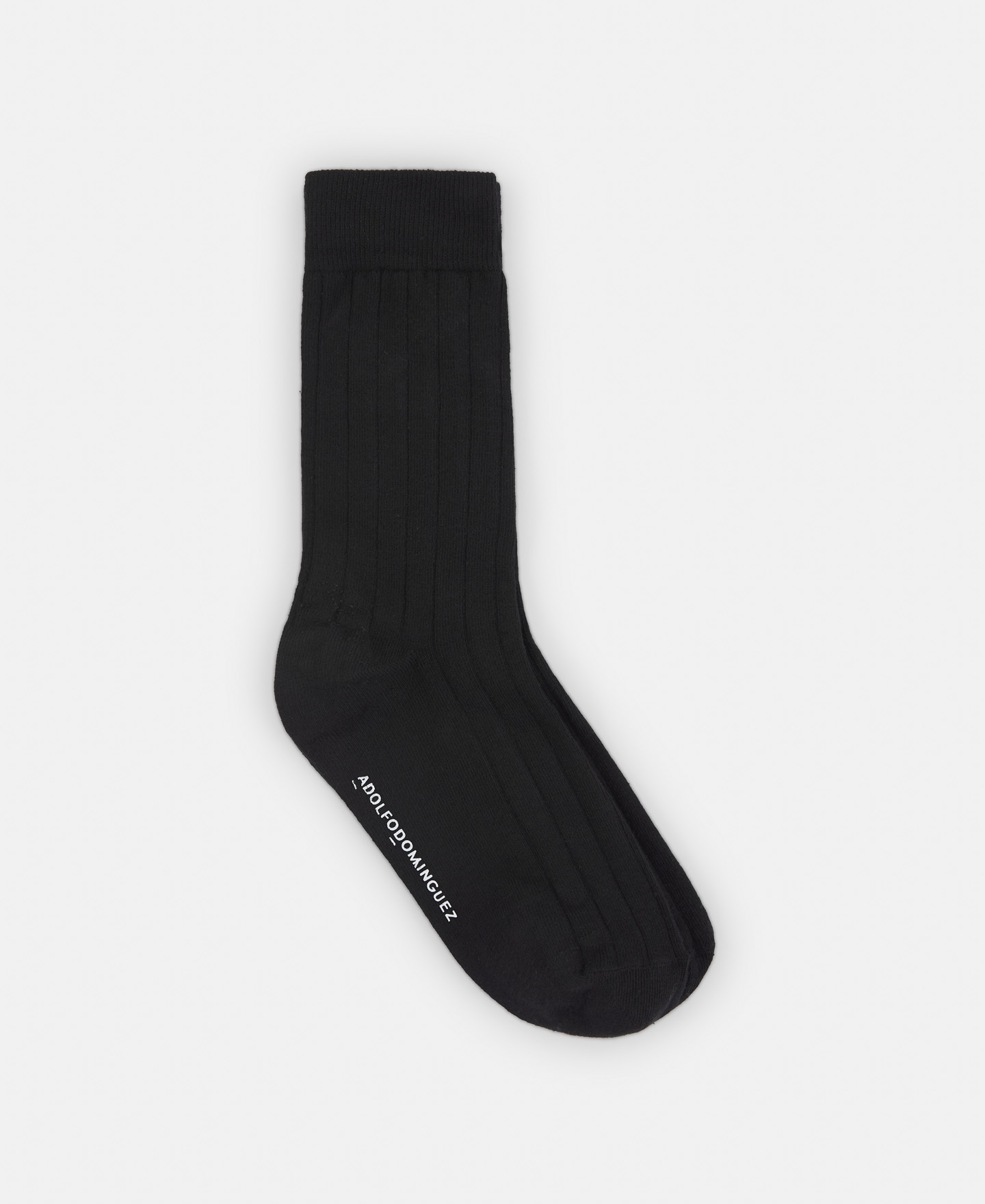 Plain cotton and nylon sock image number 0