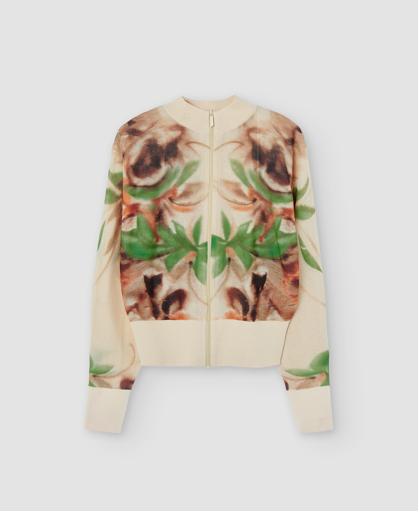 Bomber estampado floral en viscosa image number 4
