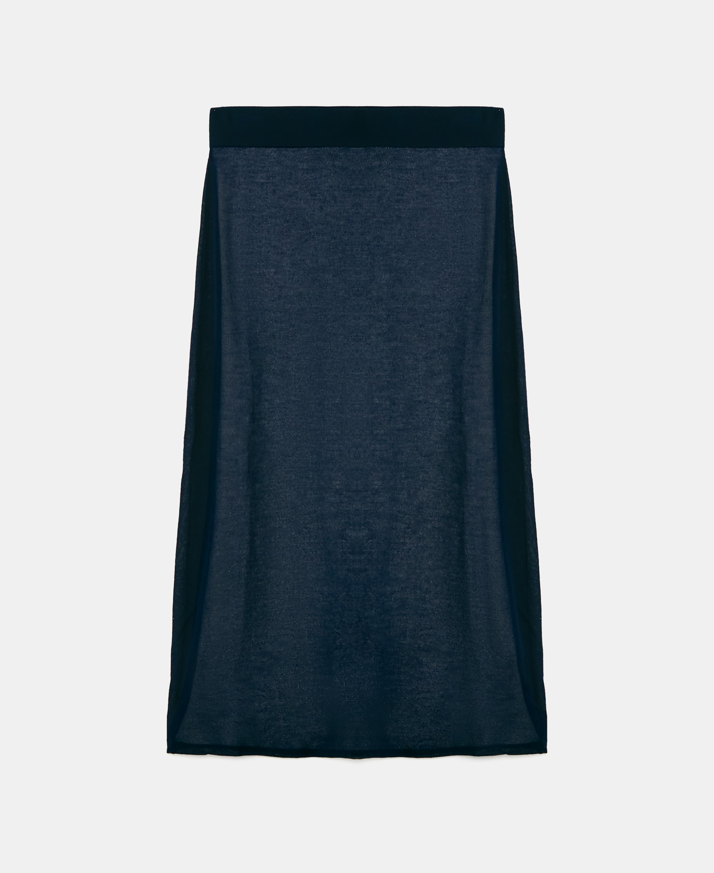 Viscose ribbed skirt image number 5