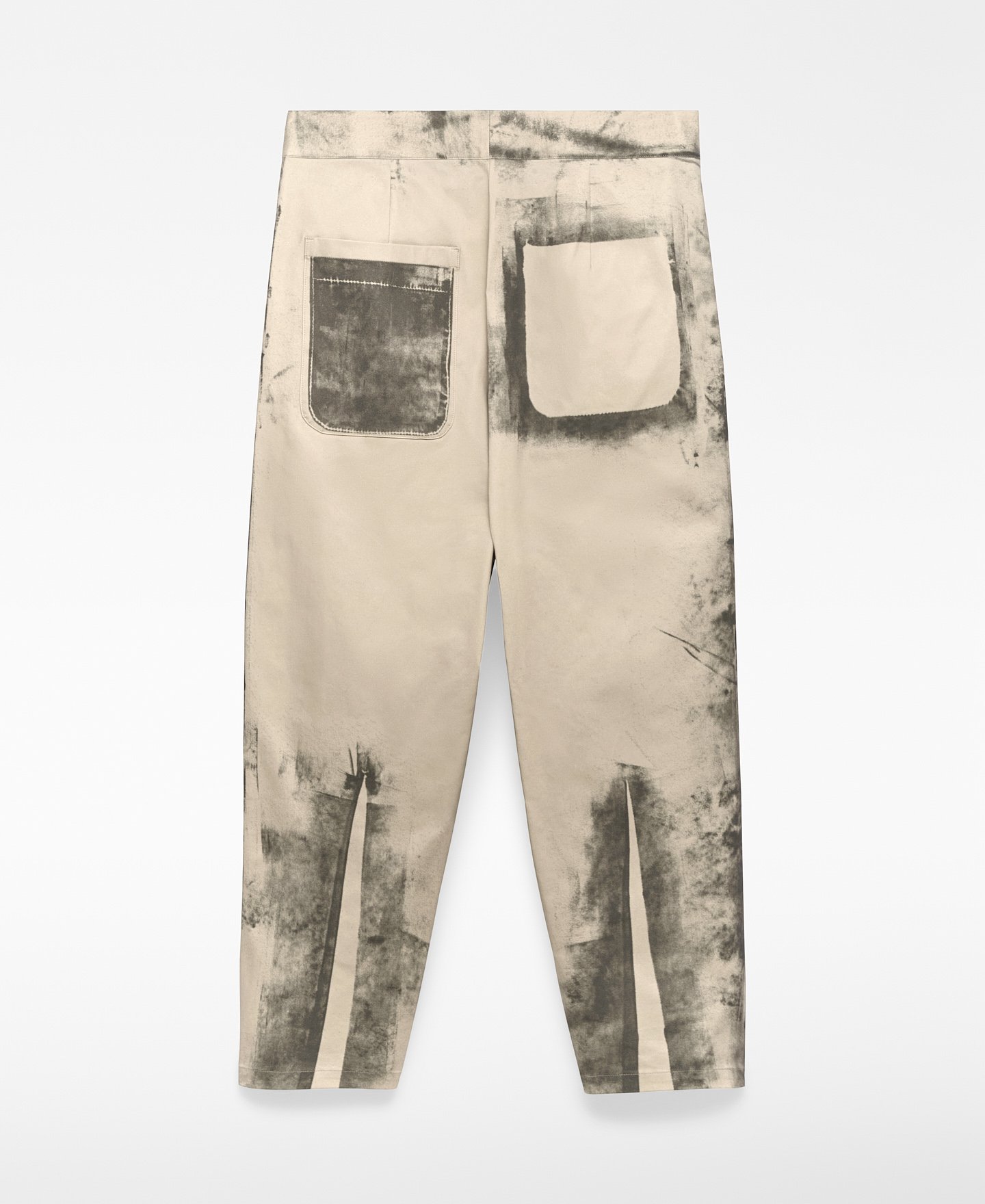 Pantalón barrel fit envejecido hombre image number 5