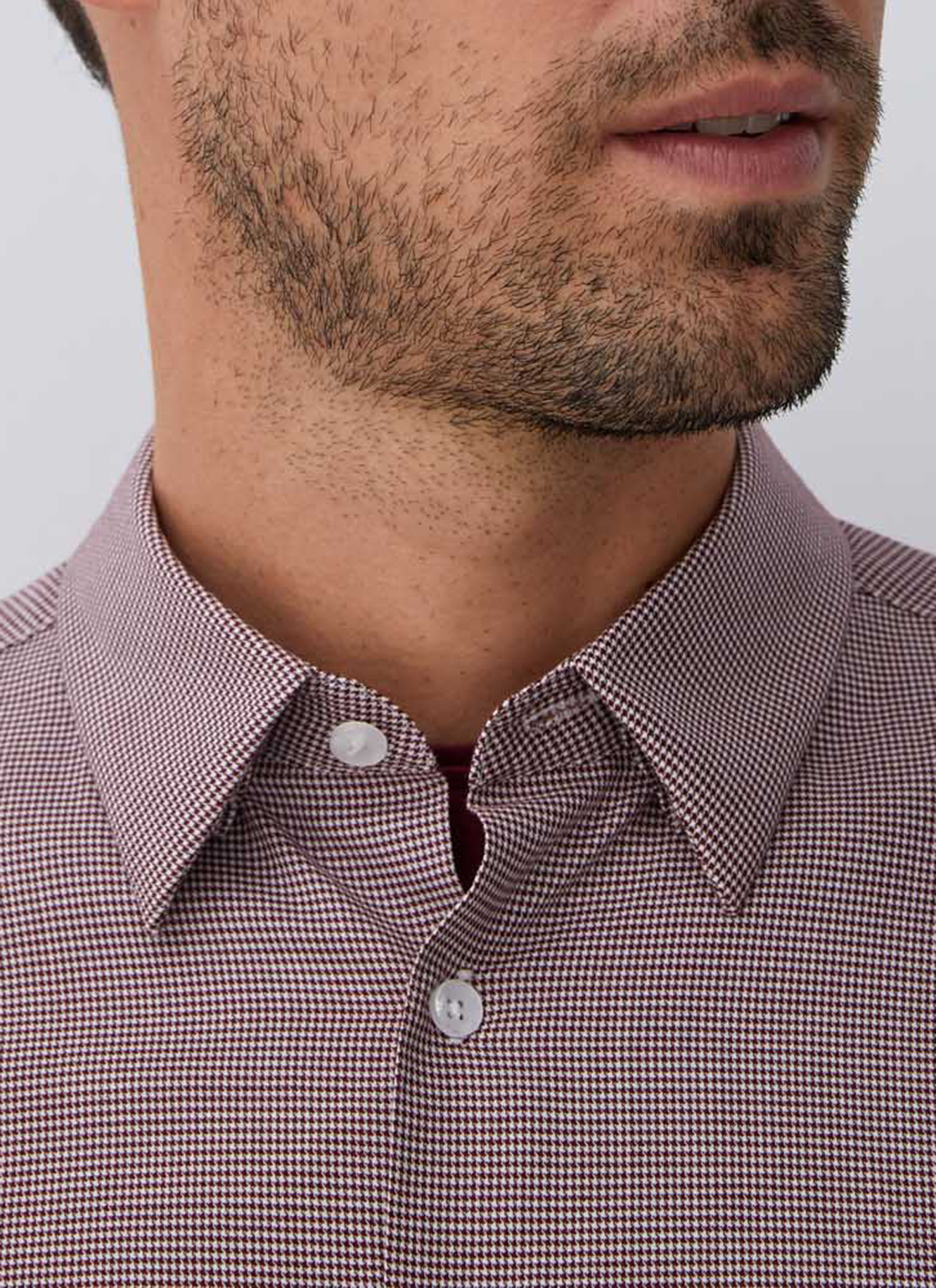 Houndstooth cotton shirt image number 2