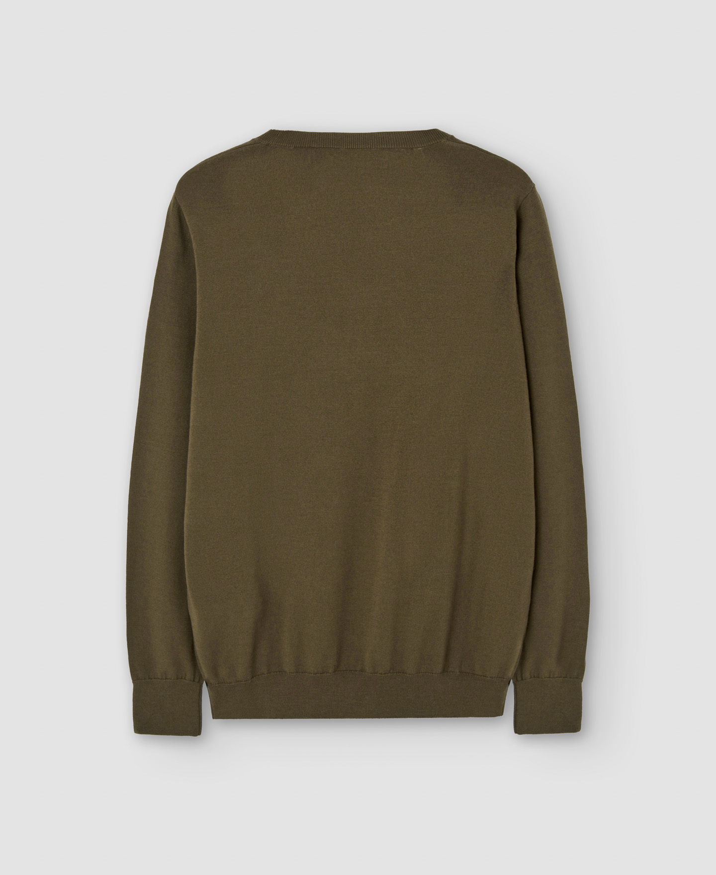 Merino wool crew neck sweater image number 5