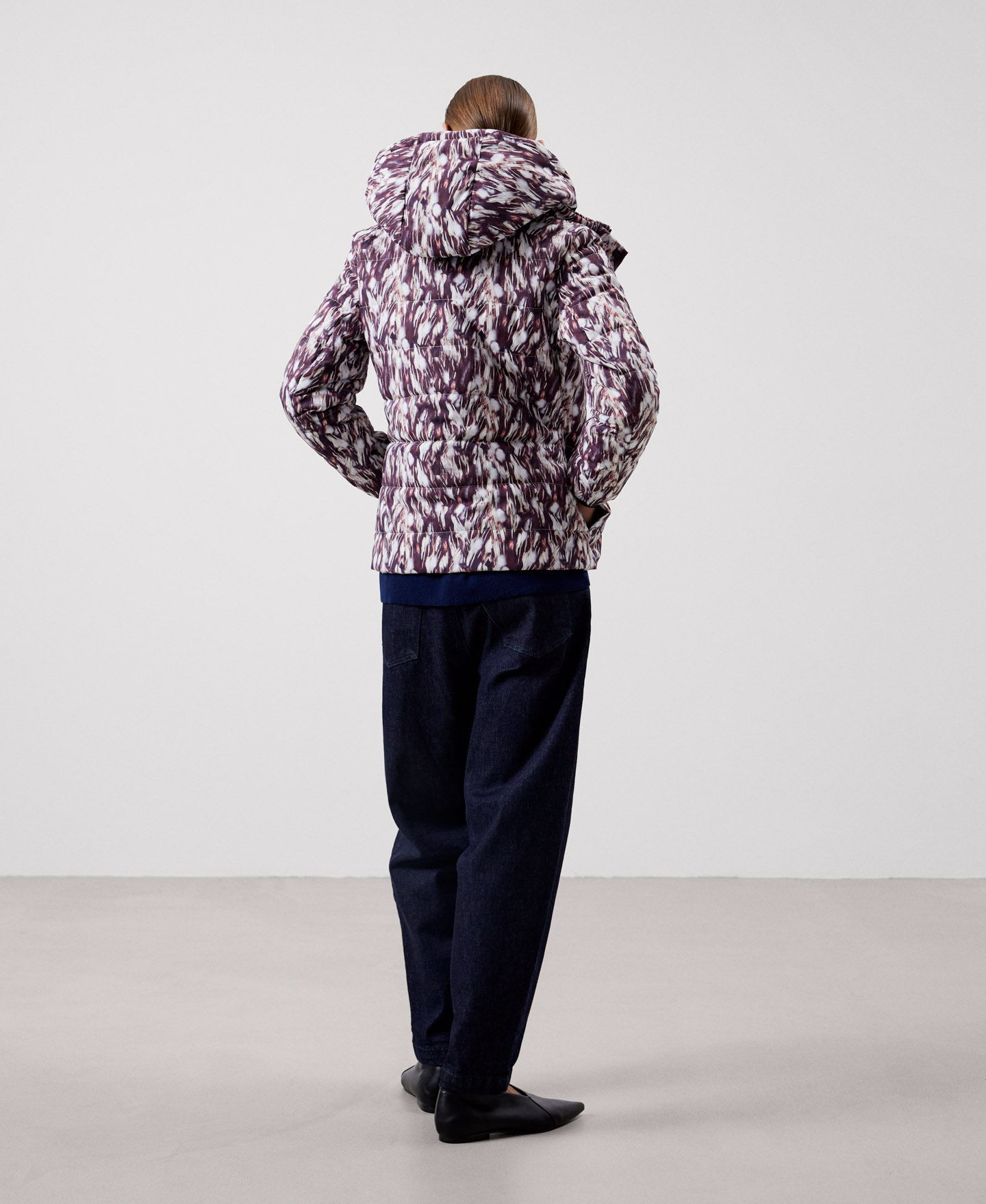 Chaqueta acolchada estampada image number 2